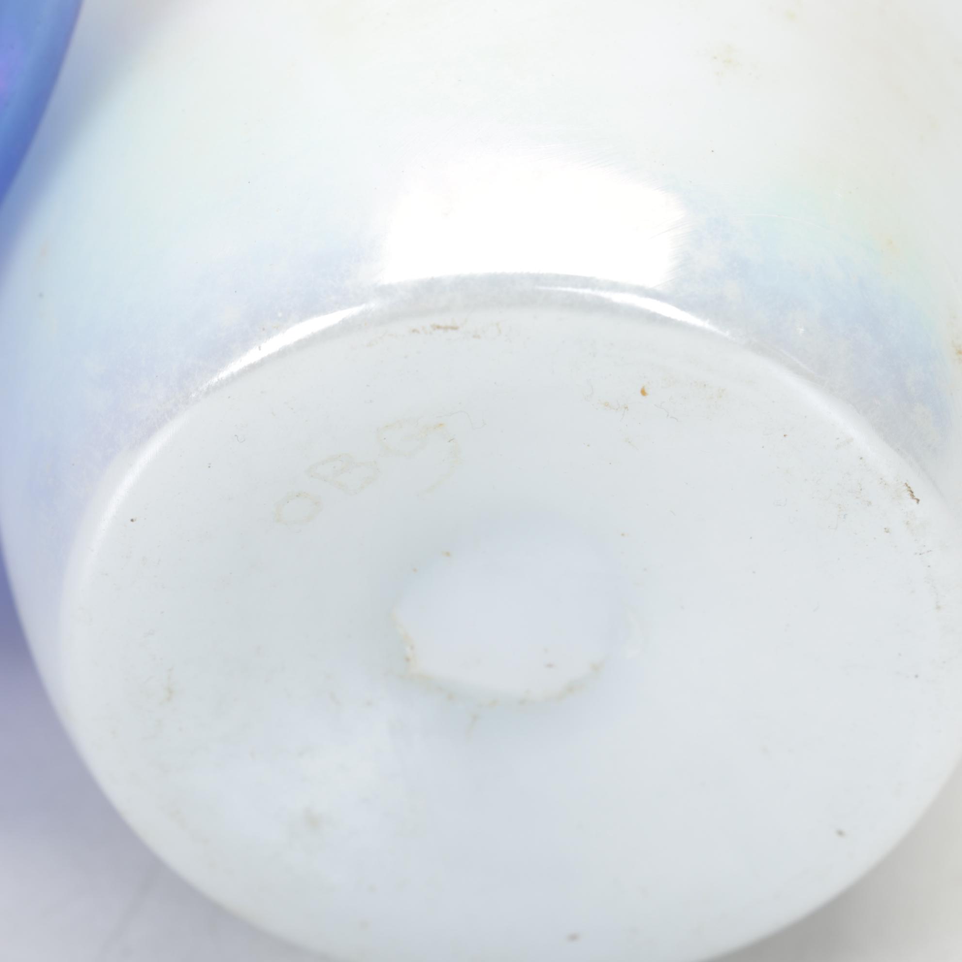 Art Nouveau Style Pulled Feather Vase Pilgrim and Other Glass Tableware