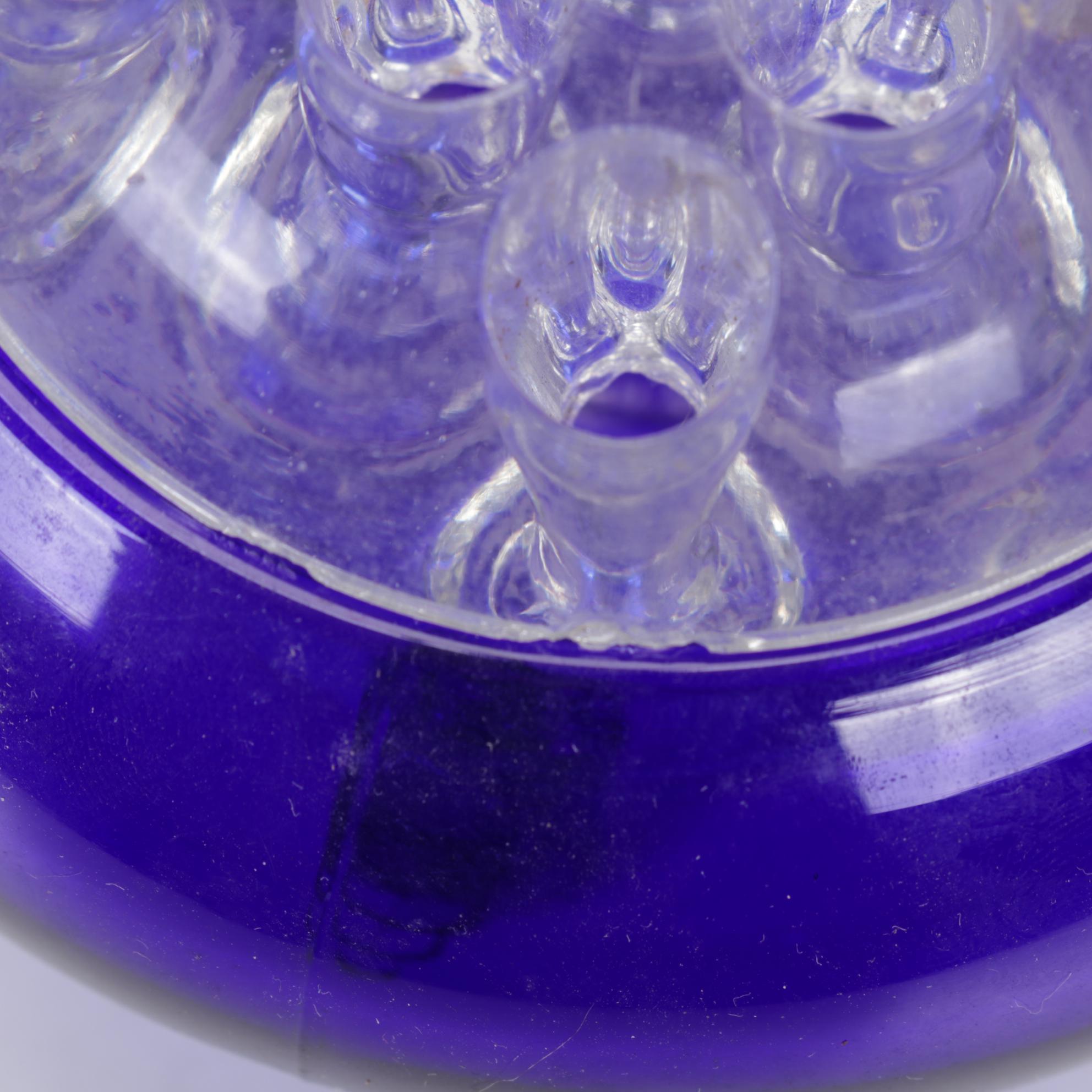 Art Nouveau Style Pulled Feather Vase Pilgrim and Other Glass Tableware