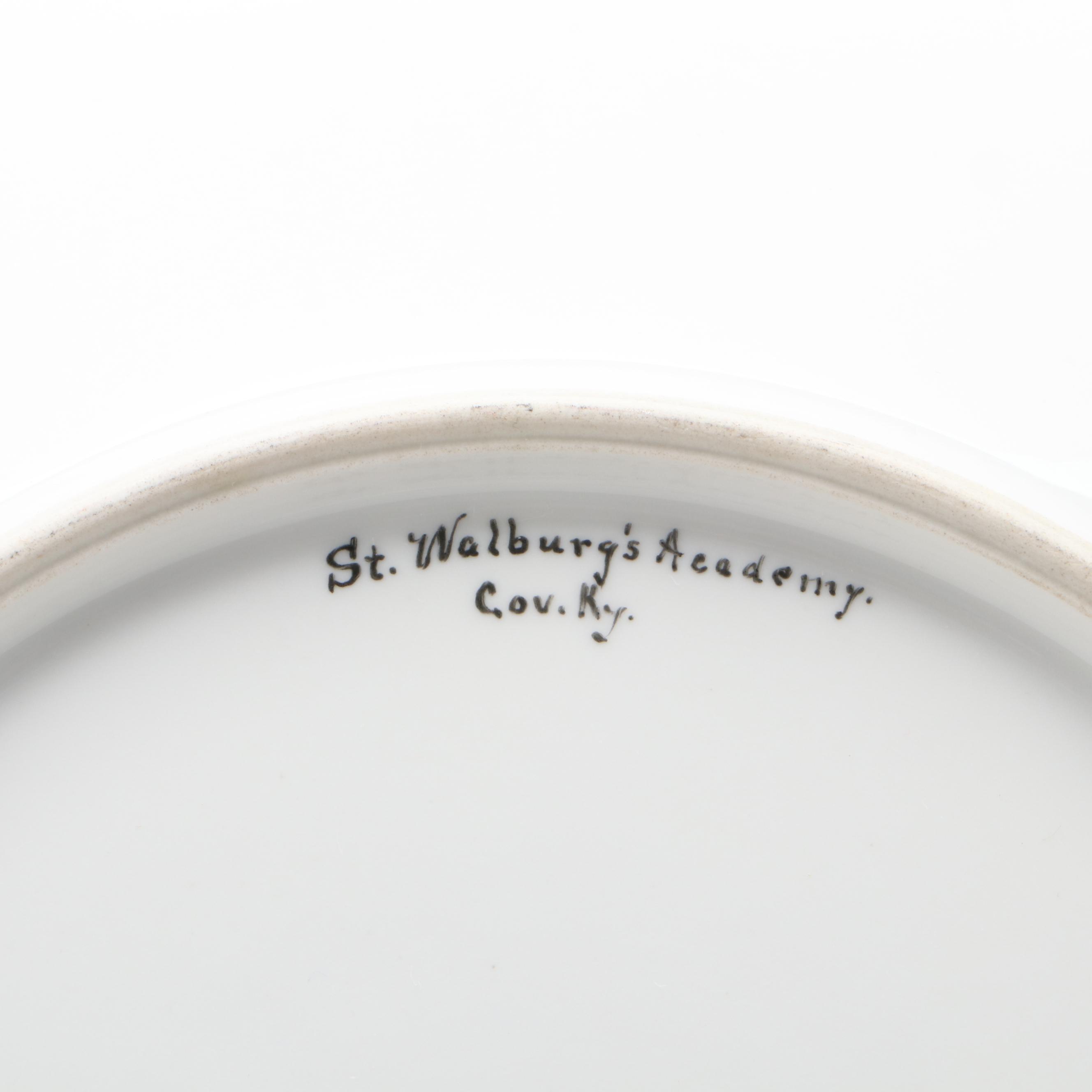 Jean Pouyat Limoges, Paul Muller for St. Walburg Academy Porcelain Tableware