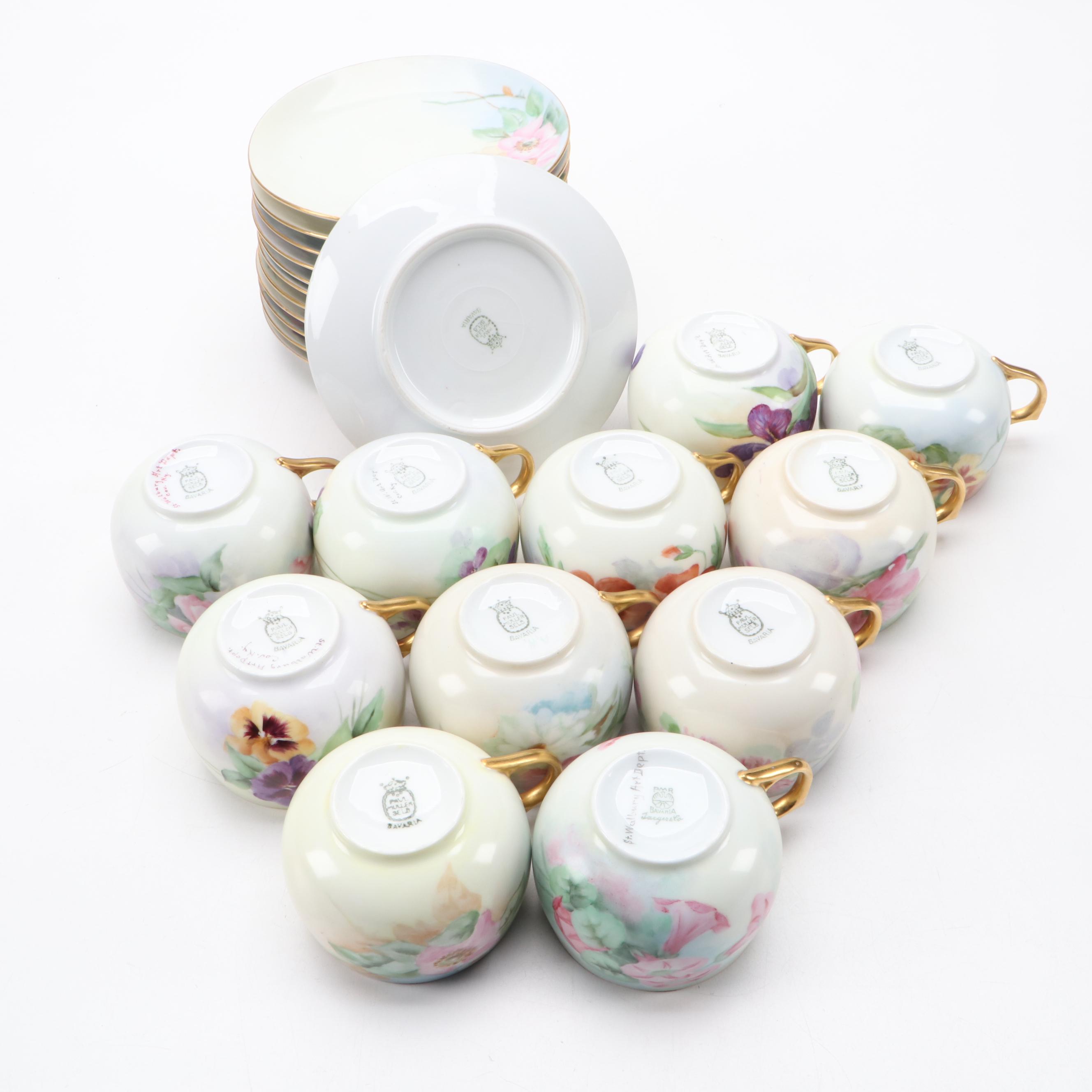 Jean Pouyat Limoges, Paul Muller for St. Walburg Academy Porcelain Tableware