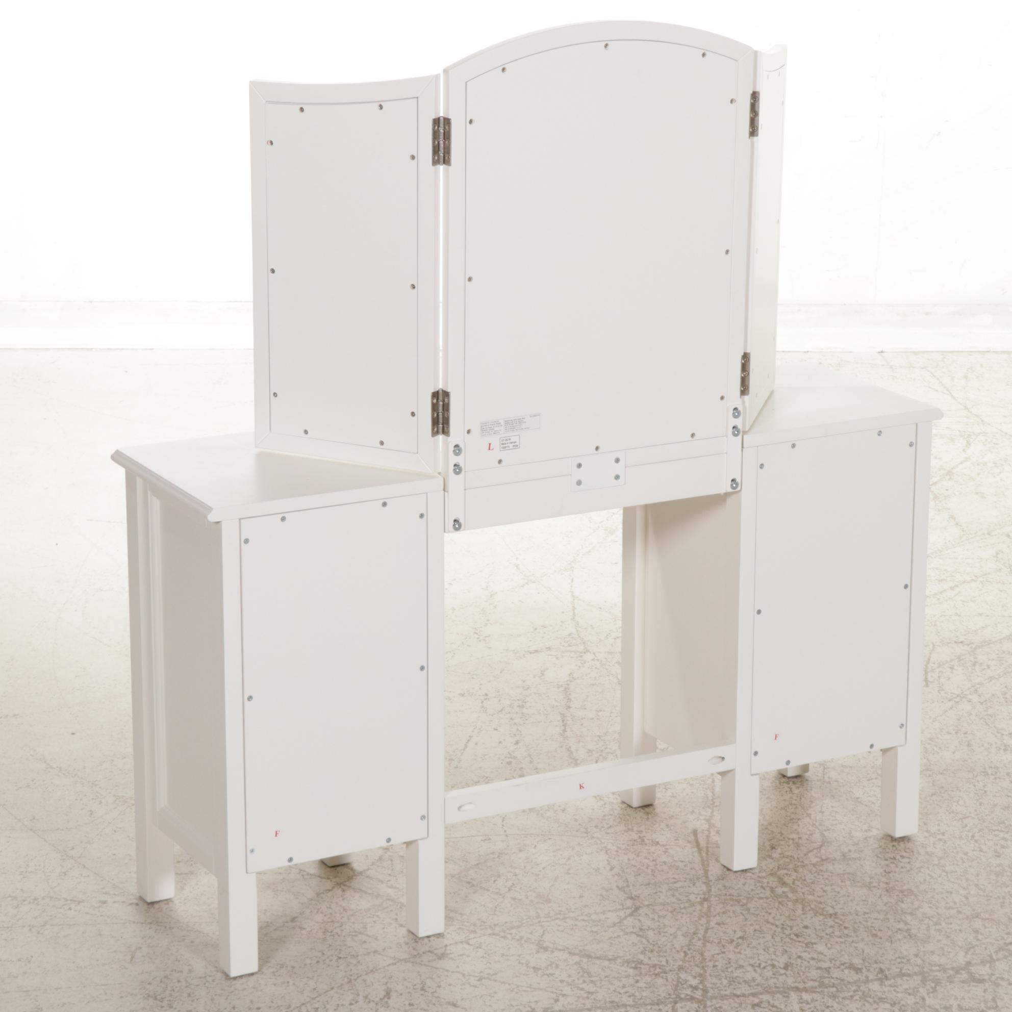 Pottery Barn Kids Woodbury Götz Dollhouse, Madeline Vanity and Doll Highchair