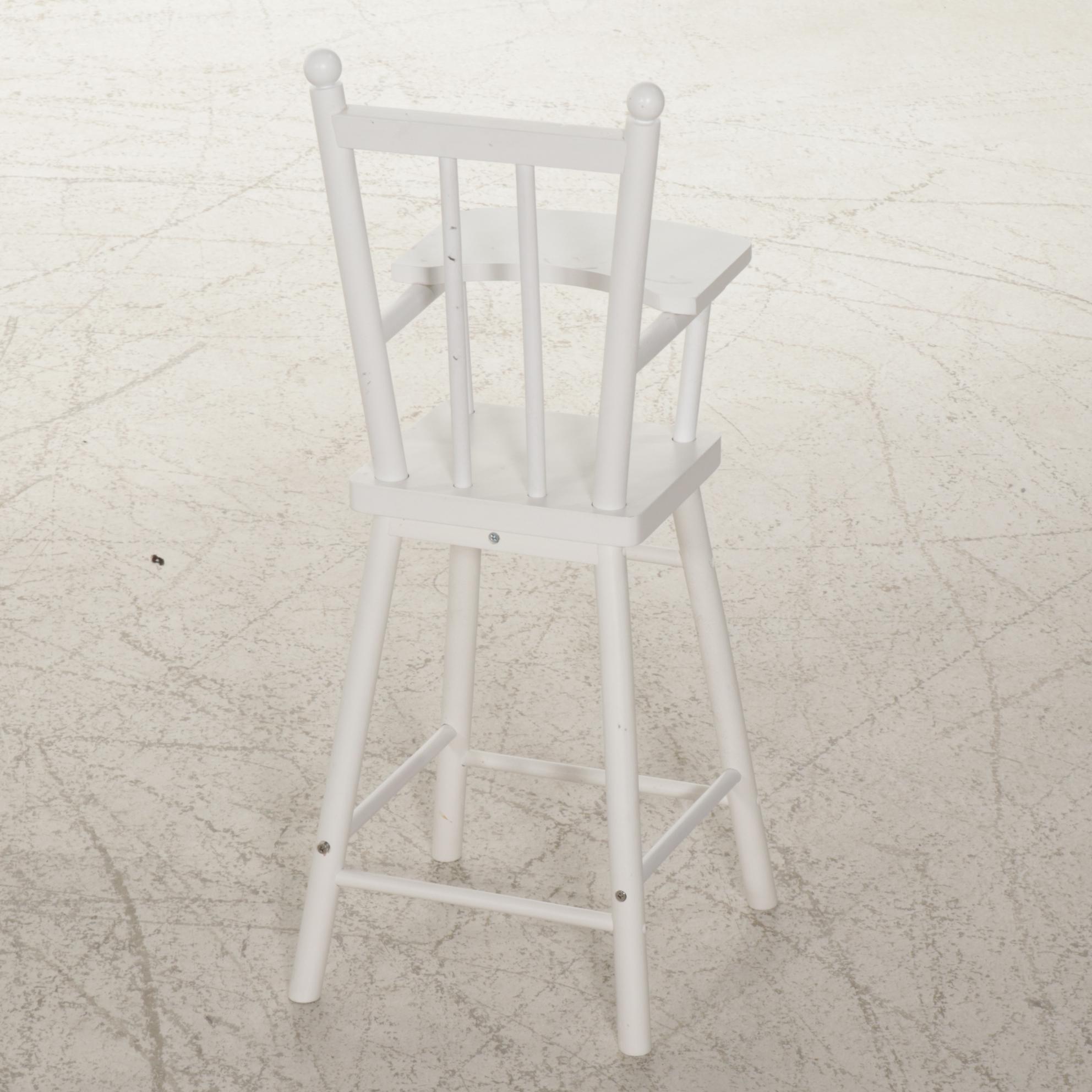 Pottery Barn Kids Woodbury Götz Dollhouse, Madeline Vanity and Doll Highchair