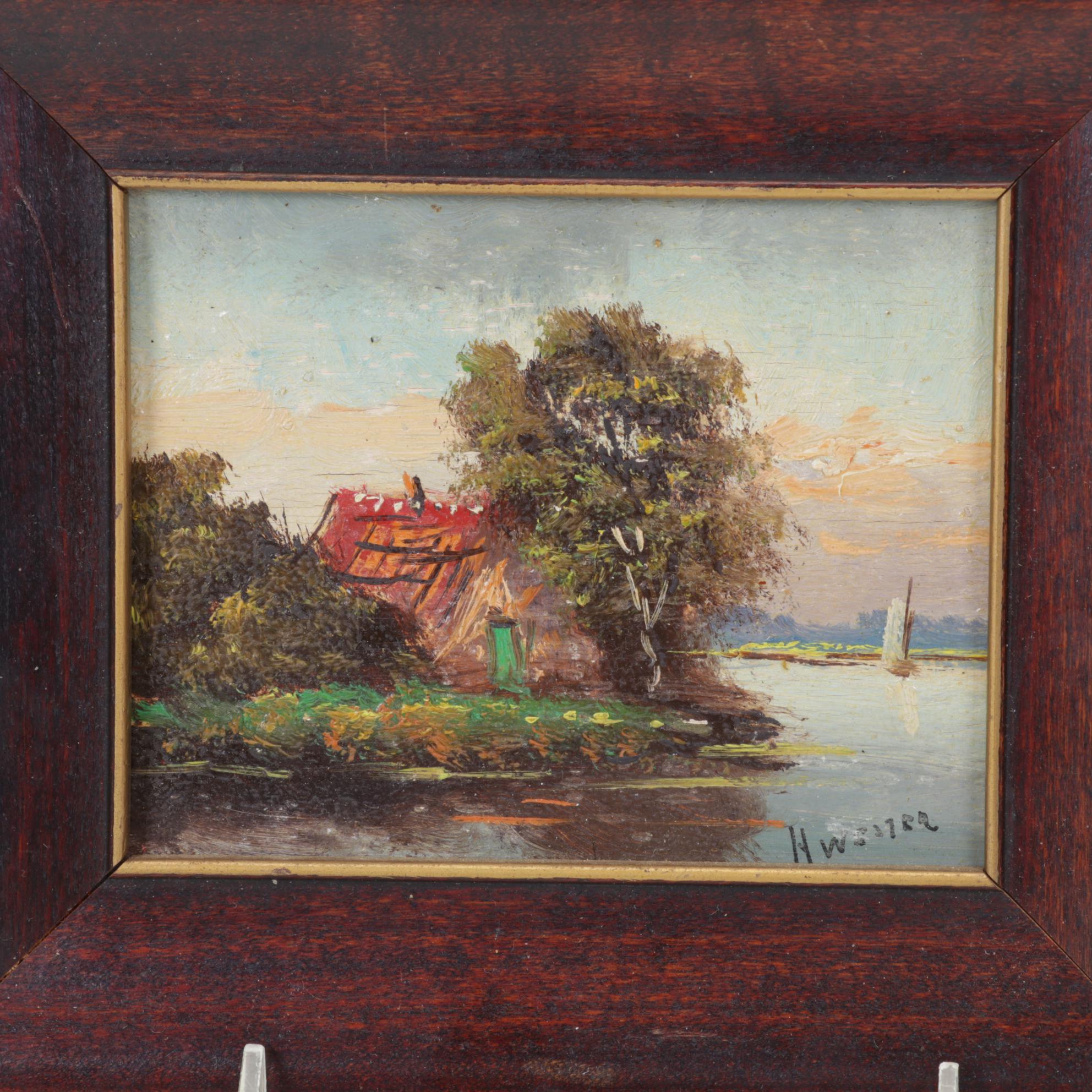 Art Deco Style Bankers Lamp, Roseville Candlestick, Pencil Sharpener and More