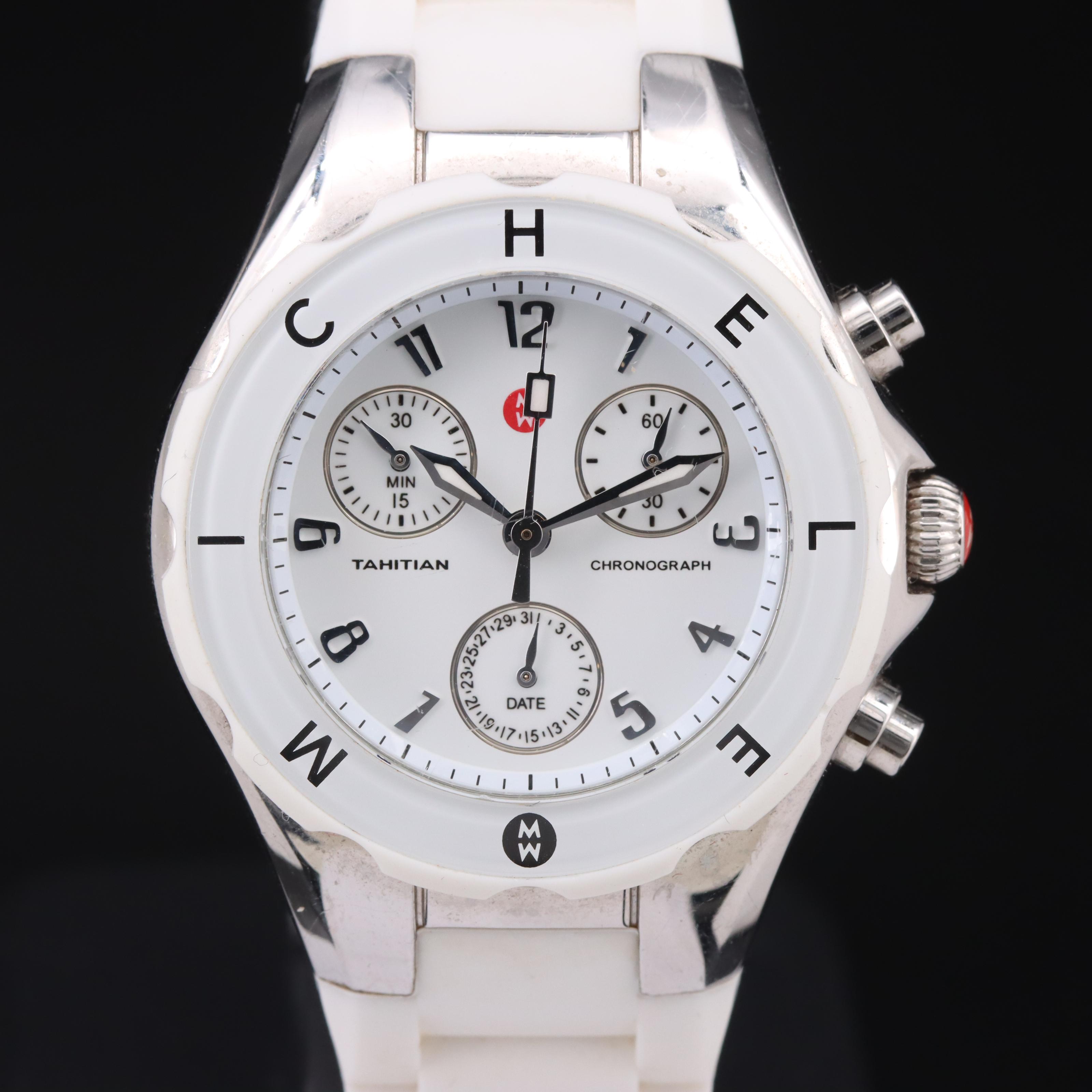Michele Tahitian Quartz Chronograph Watch