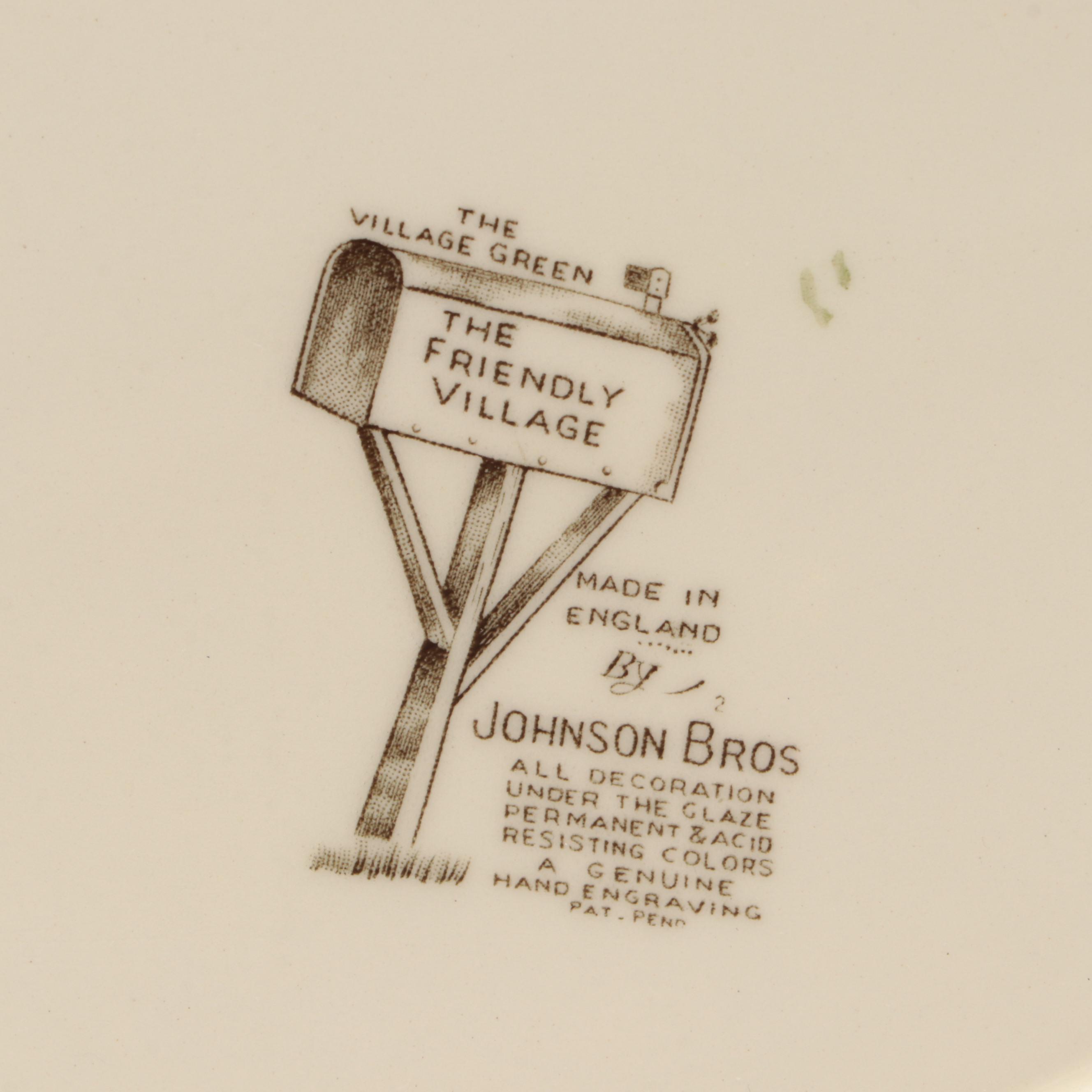 Johnson Bros. "The Friendly Village" Ironstone Serveware and Tableware
