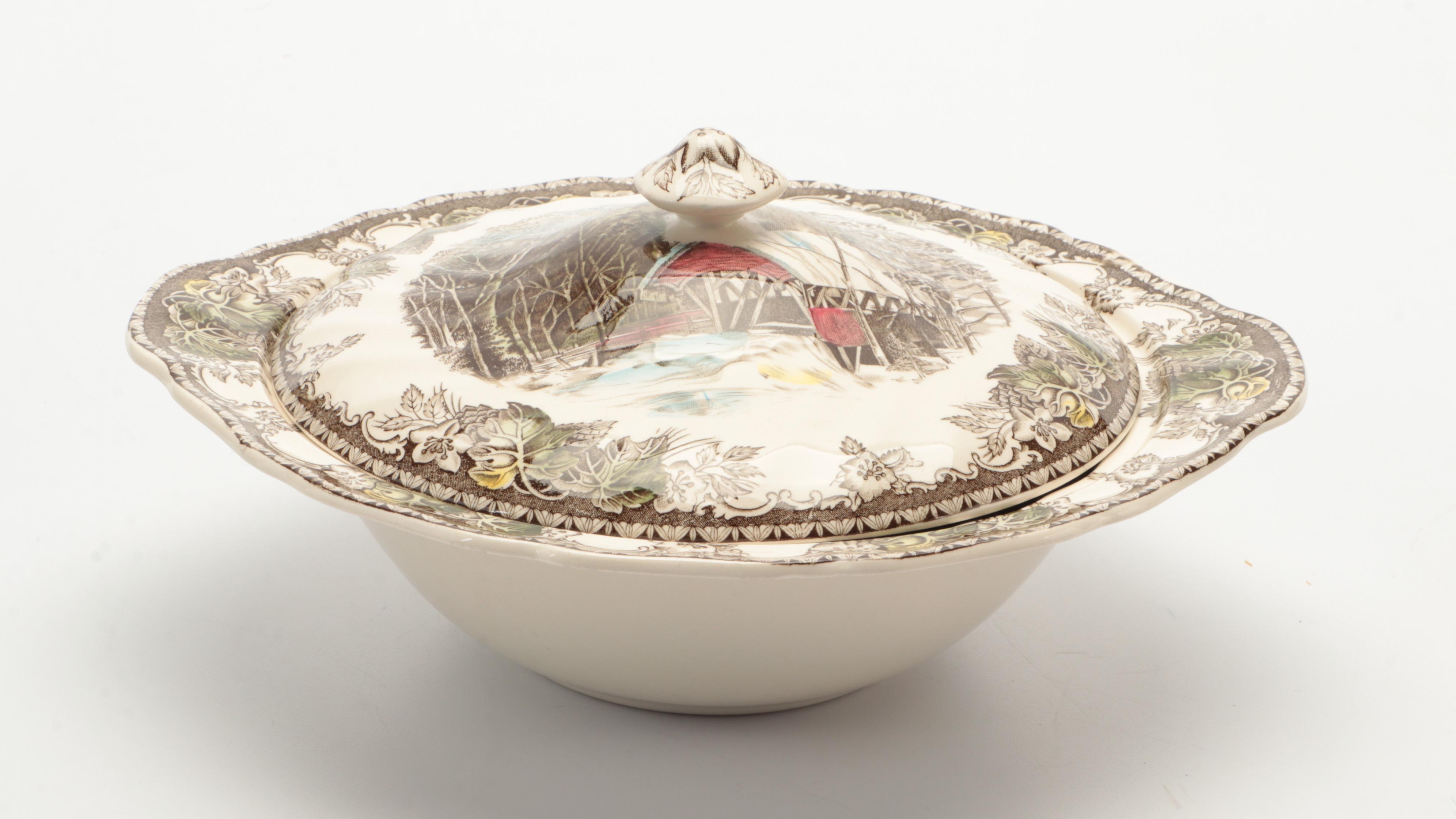 Johnson Bros. "The Friendly Village" Ironstone Serveware and Tableware