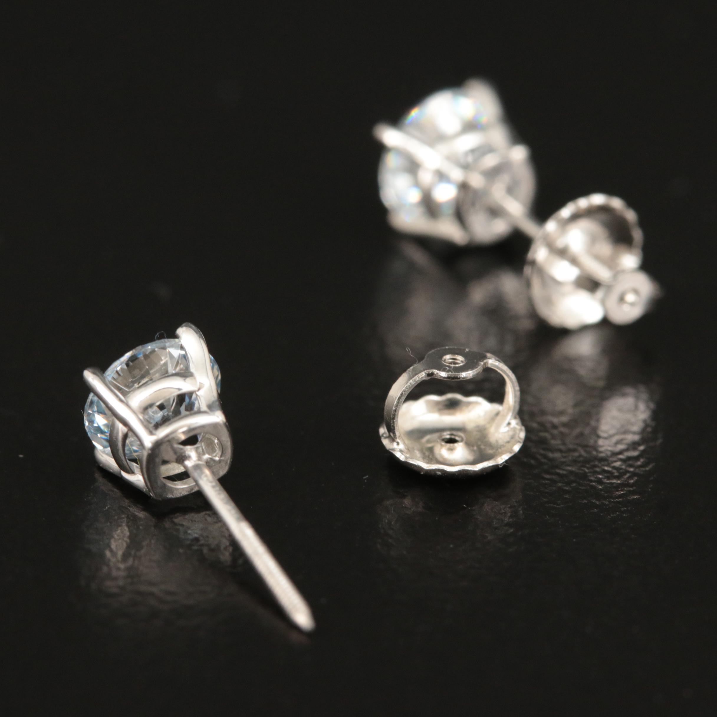 14K 1.23 CTW Lab Grown Diamond Stud Earrings