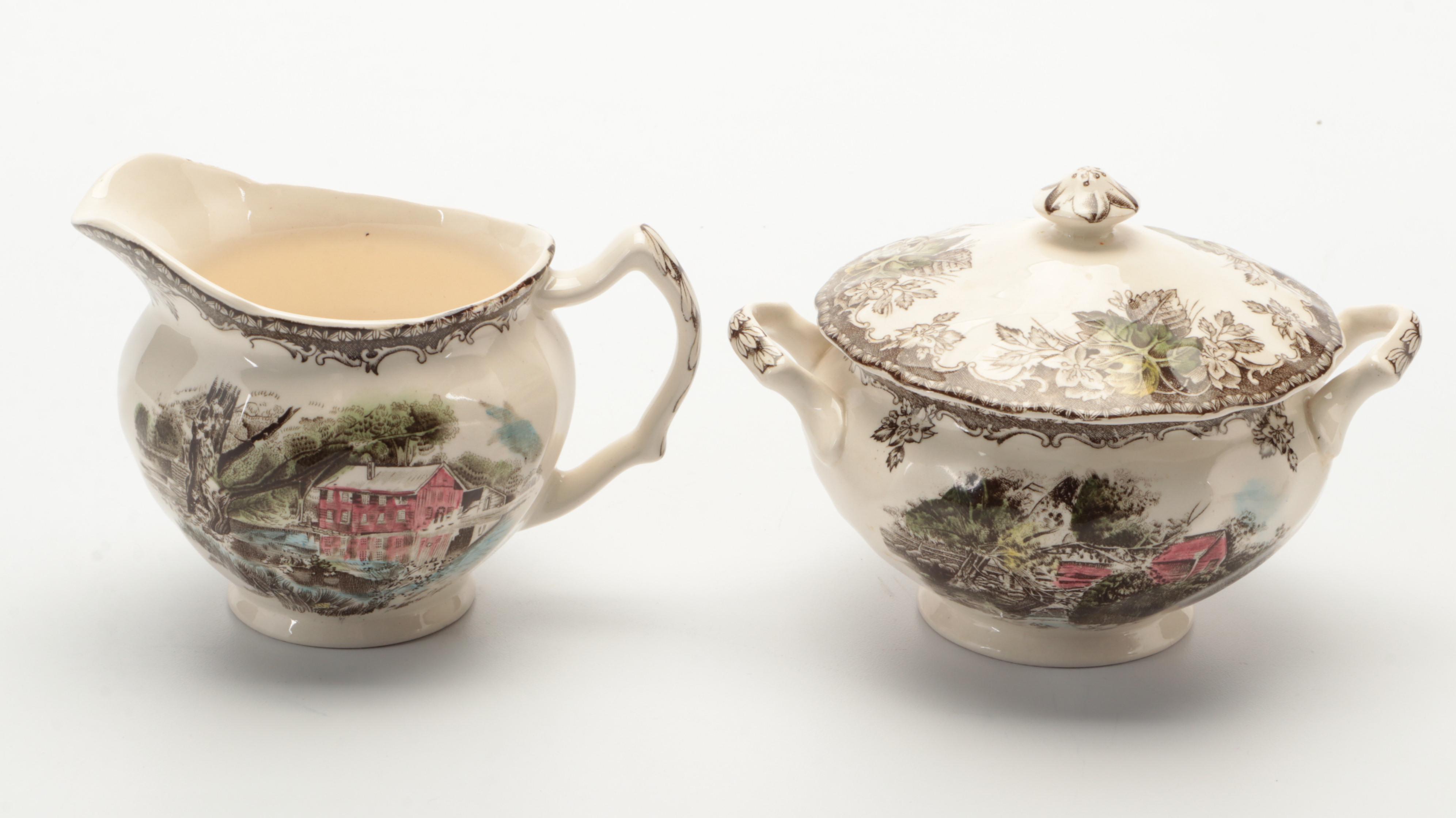 Johnson Bros. "The Friendly Village" Ironstone Serveware and Tableware