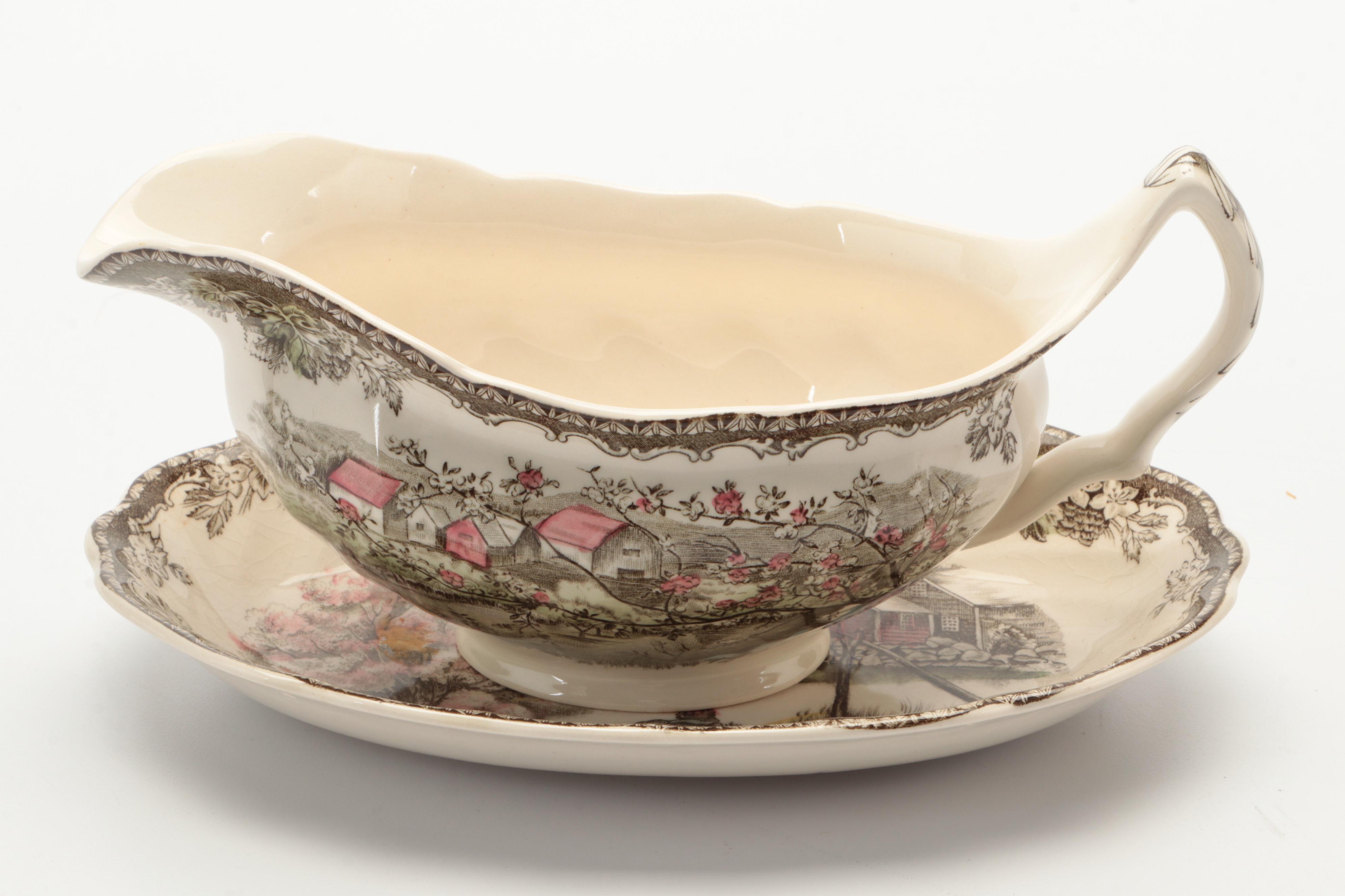 Johnson Bros. "The Friendly Village" Ironstone Serveware and Tableware