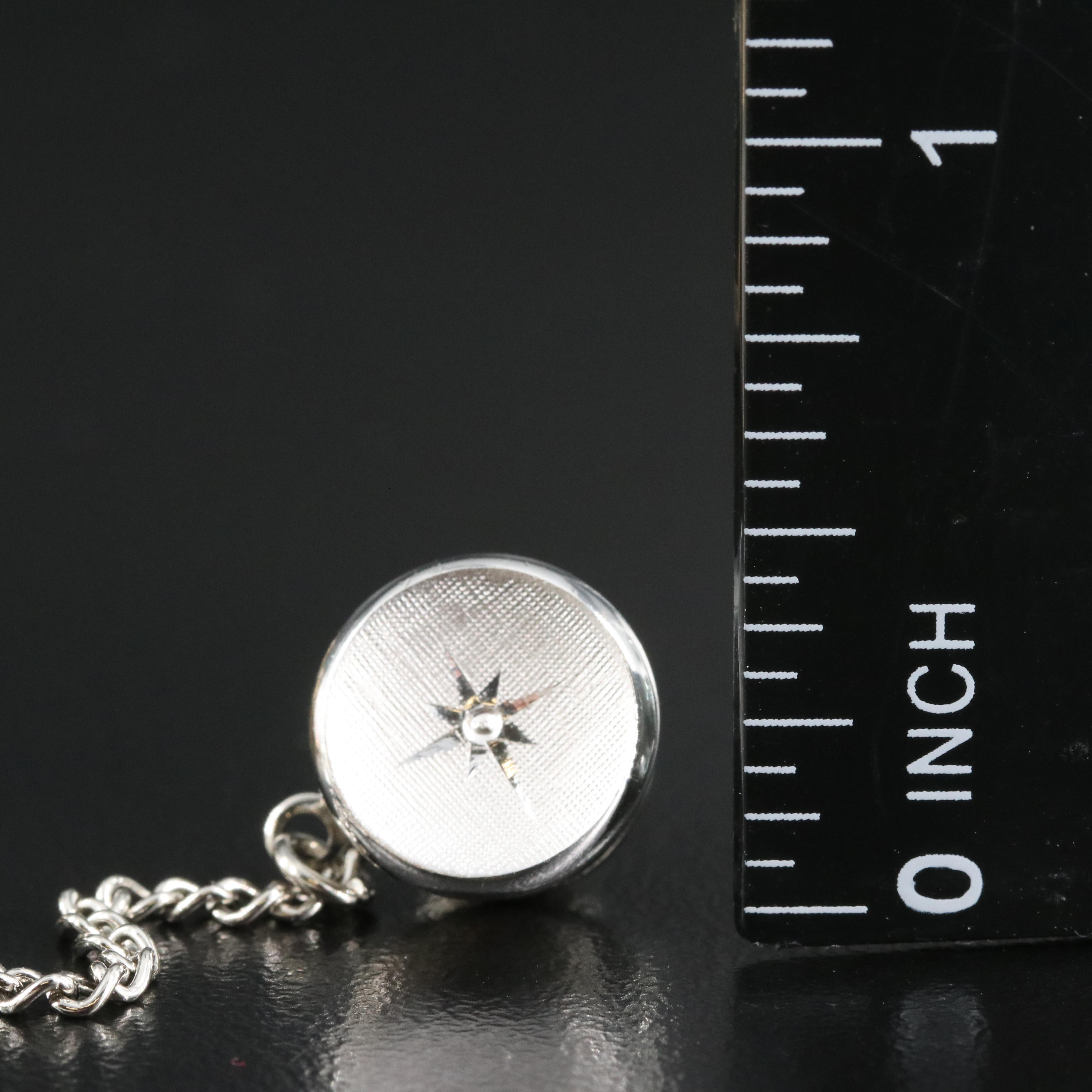 Vintage Cufflinks, Pins and Tie Bars Including Krementz and Gemstones