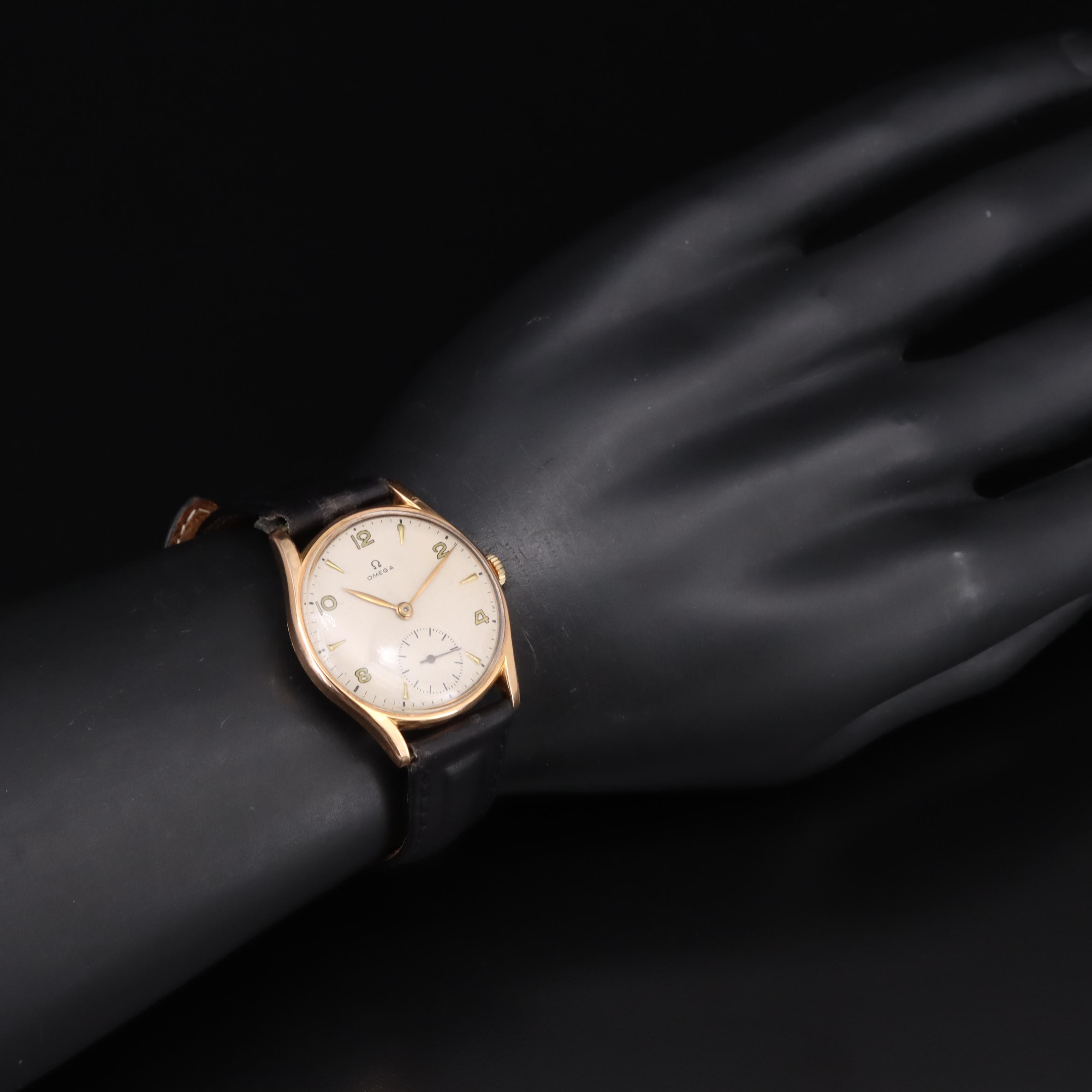 1947 Omega 18K Hand-Wind Watch