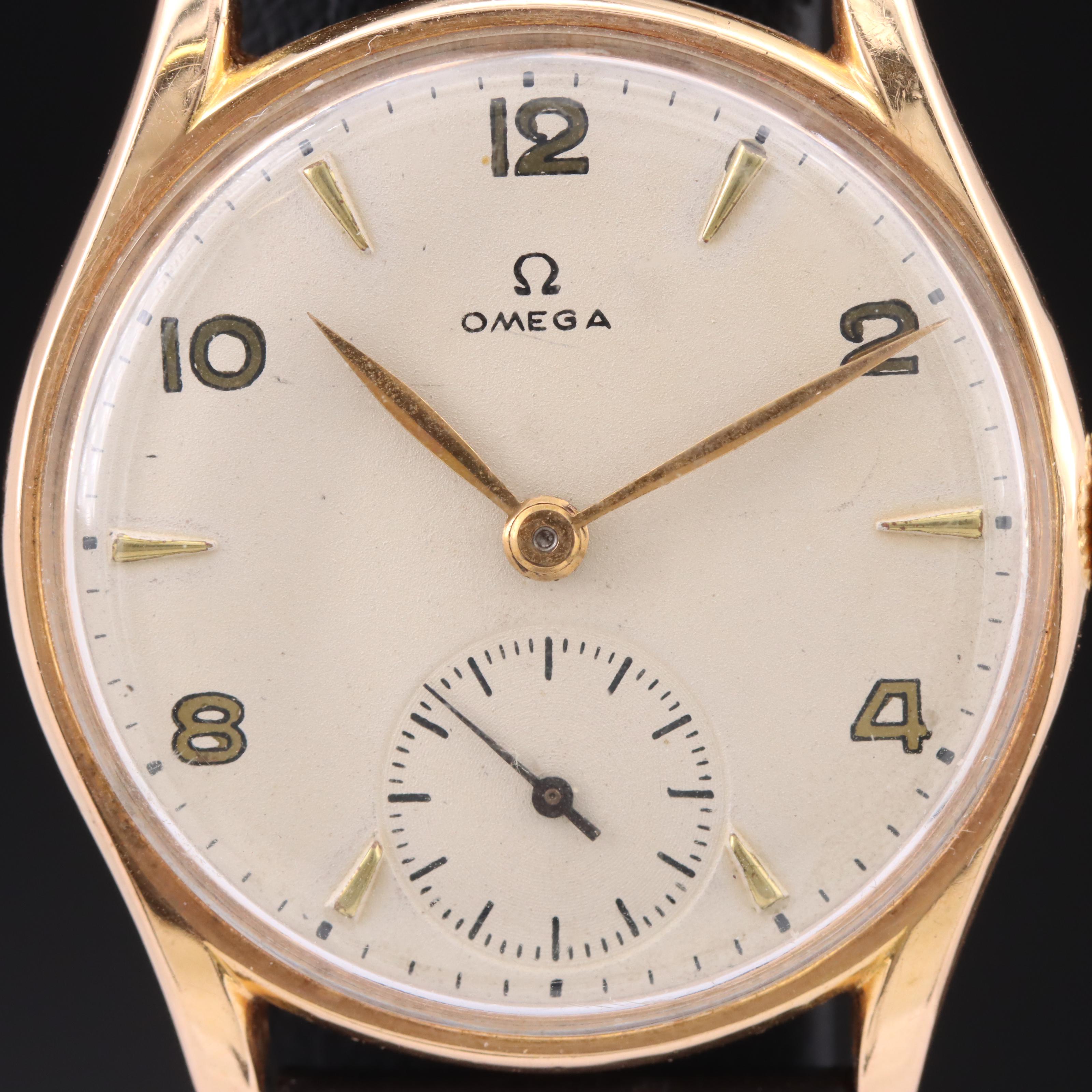 1947 Omega 18K Hand-Wind Watch