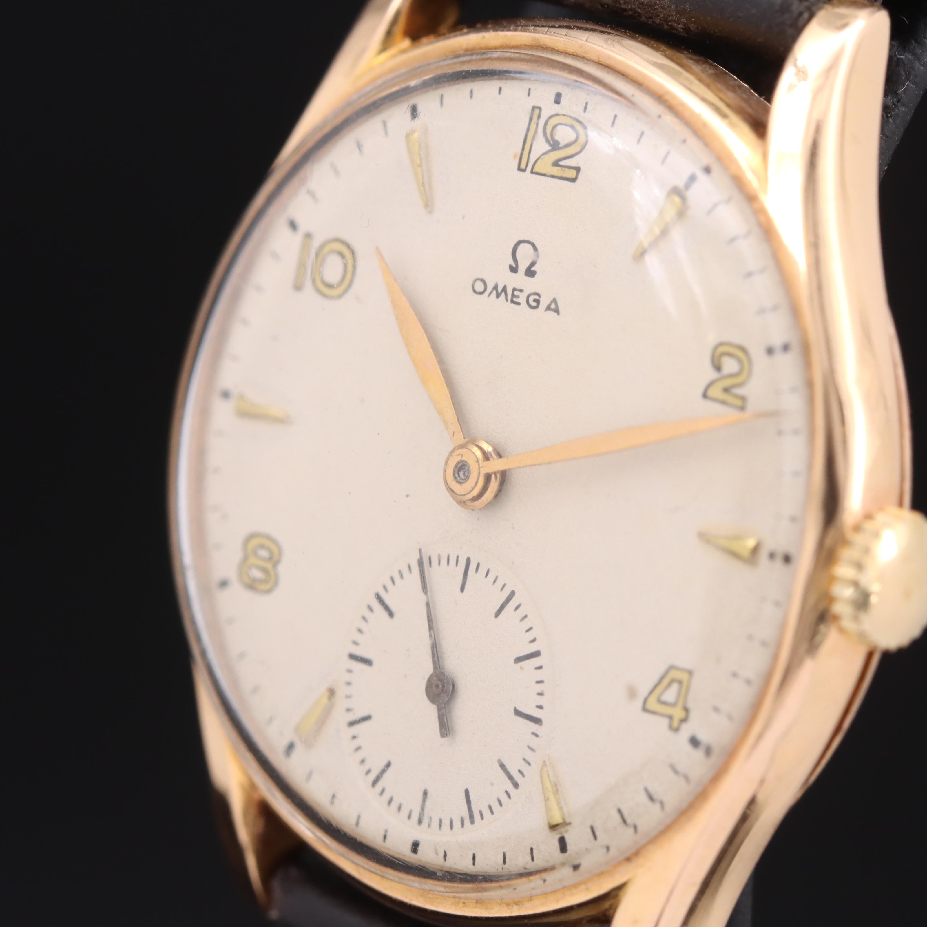1947 Omega 18K Hand-Wind Watch