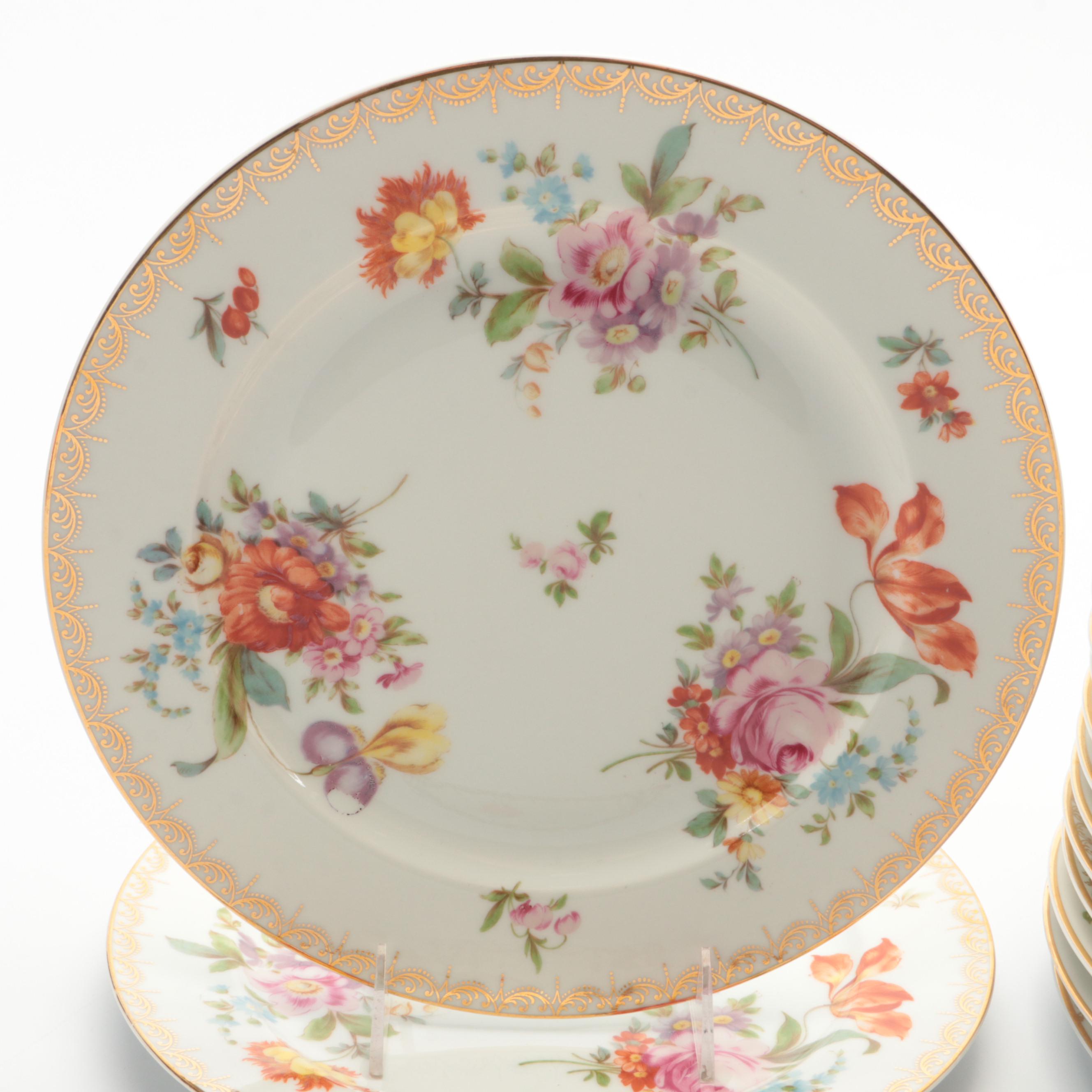 Rosenthal "The Dresden" and Tirschenreuth "Old Meissen" Plates