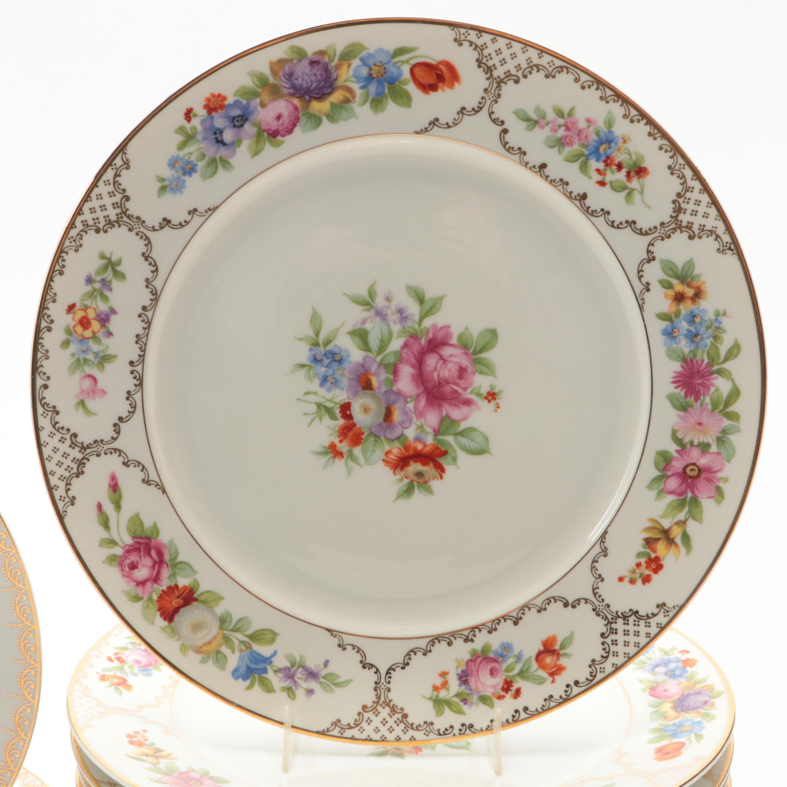 Rosenthal "The Dresden" and Tirschenreuth "Old Meissen" Plates