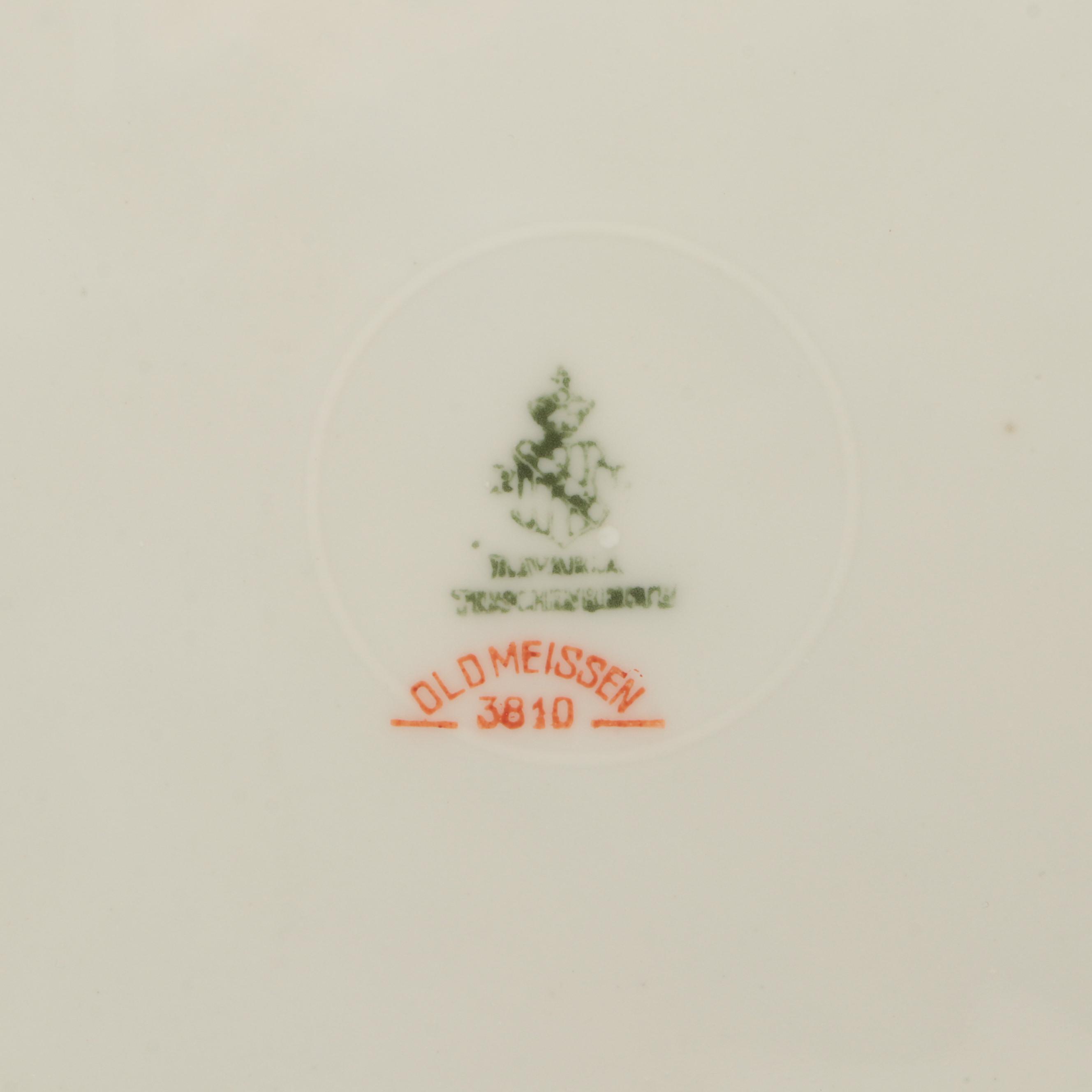 Rosenthal "The Dresden" and Tirschenreuth "Old Meissen" Plates