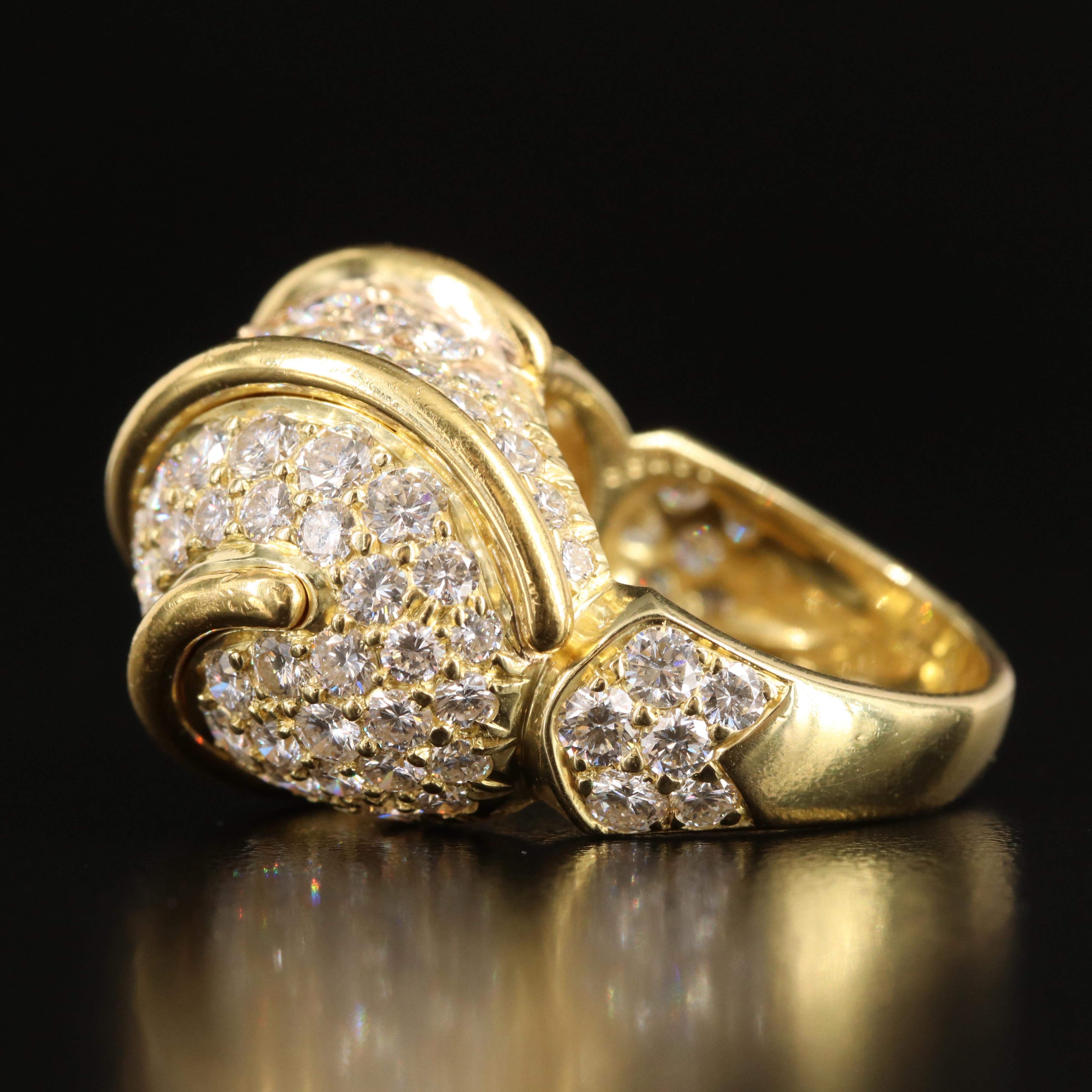 Kurt Wayne 18K 7.00 CTW Pavé Diamond Dome Ring