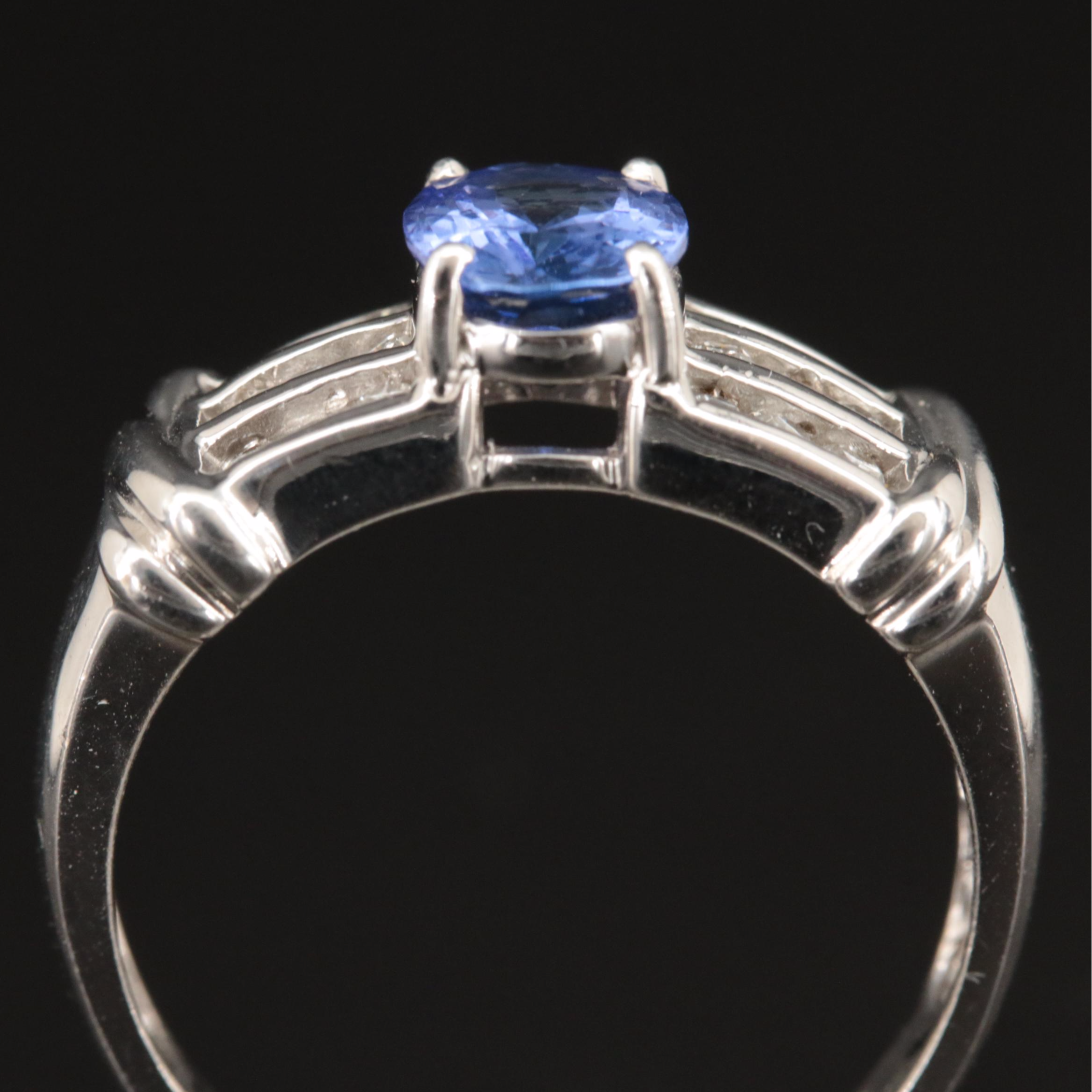 14K Tanzanite and Diamond Ring