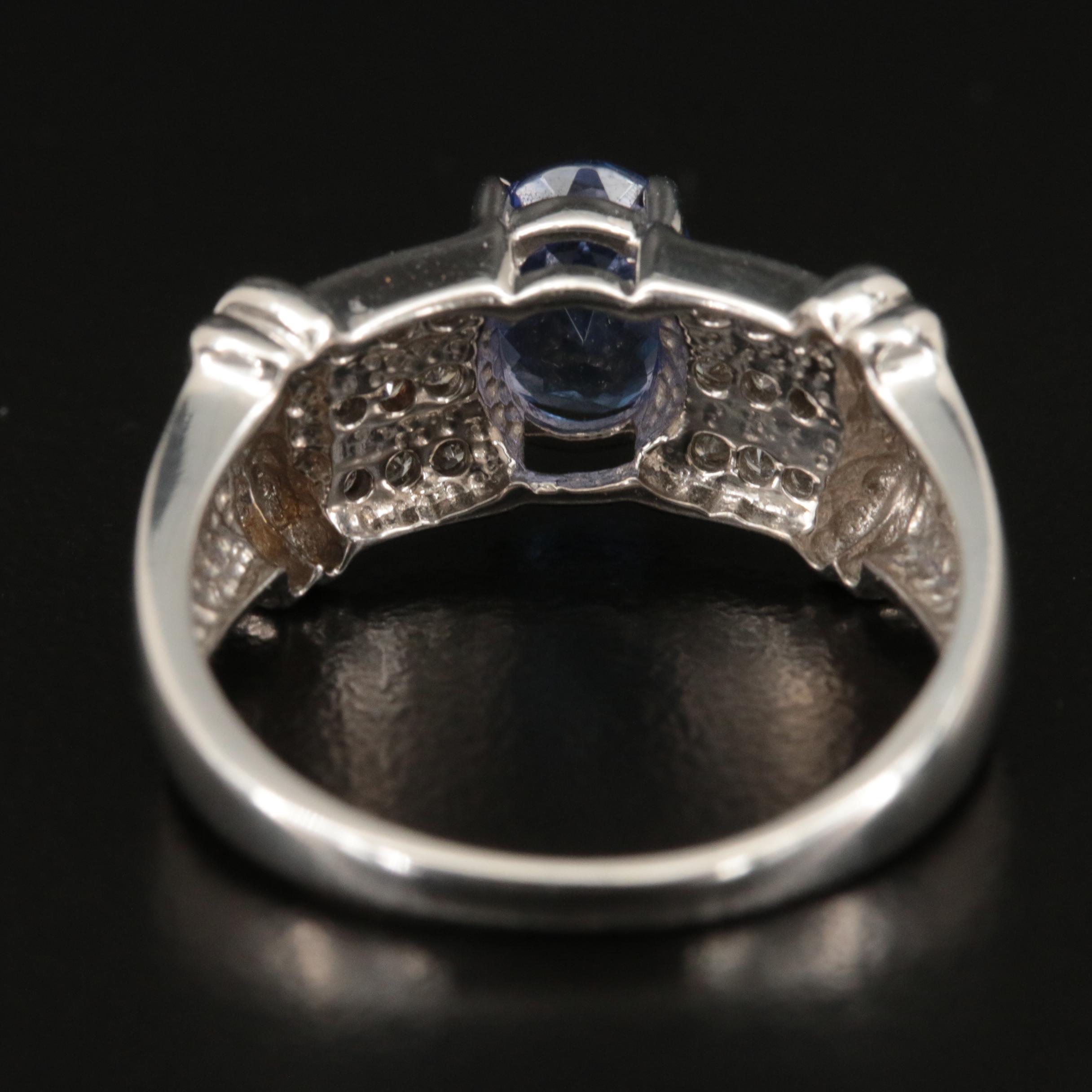 14K Tanzanite and Diamond Ring