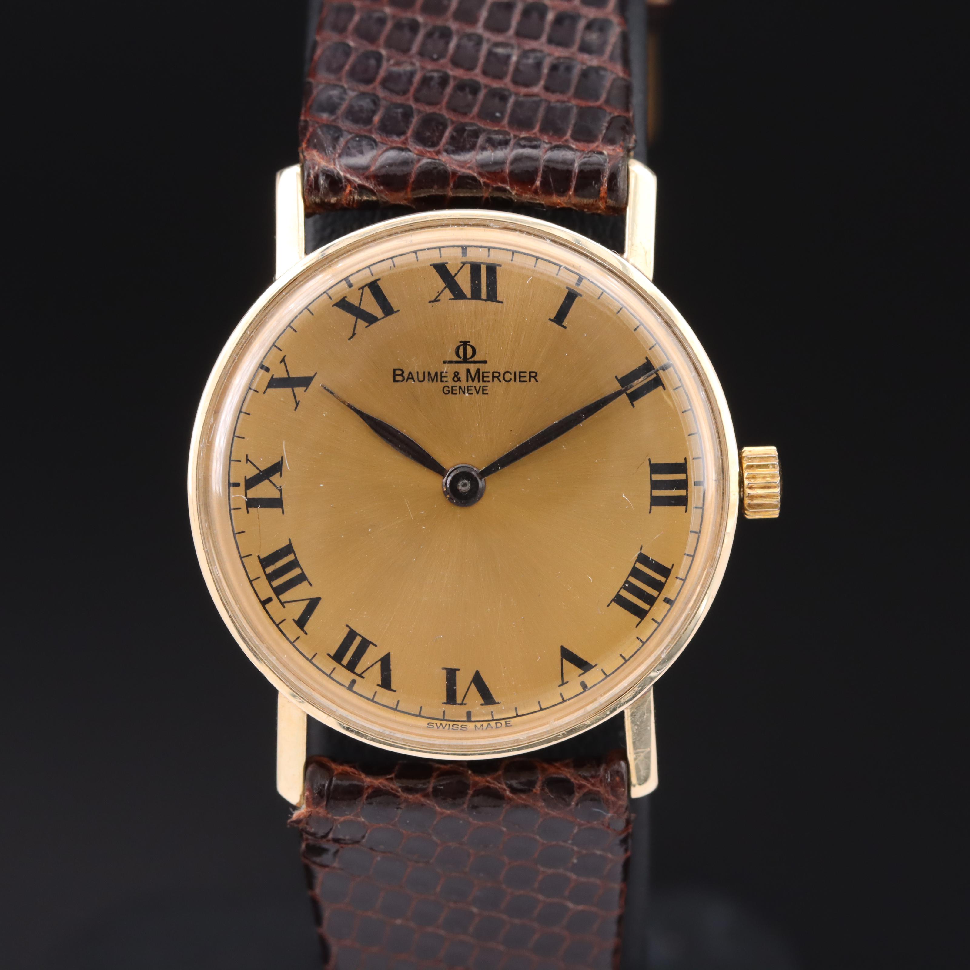 Baume & Mercier 14K Mechanical Watch