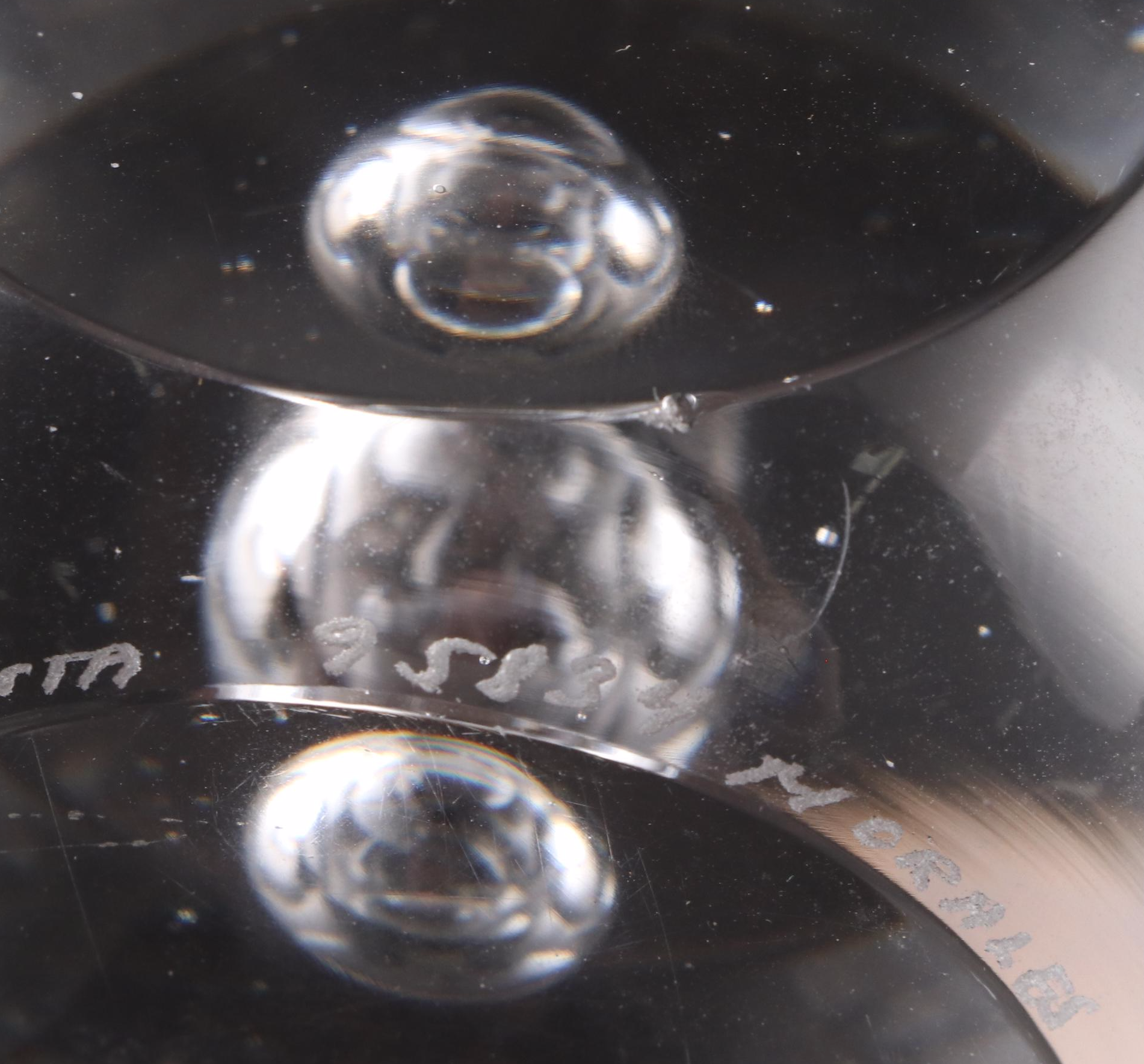 Waterford Crystal Golf Bag Figurine With Kosta and Other Glass Paperweight