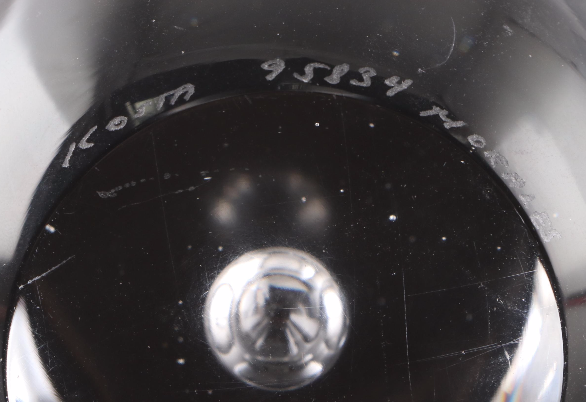 Waterford Crystal Golf Bag Figurine With Kosta and Other Glass Paperweight