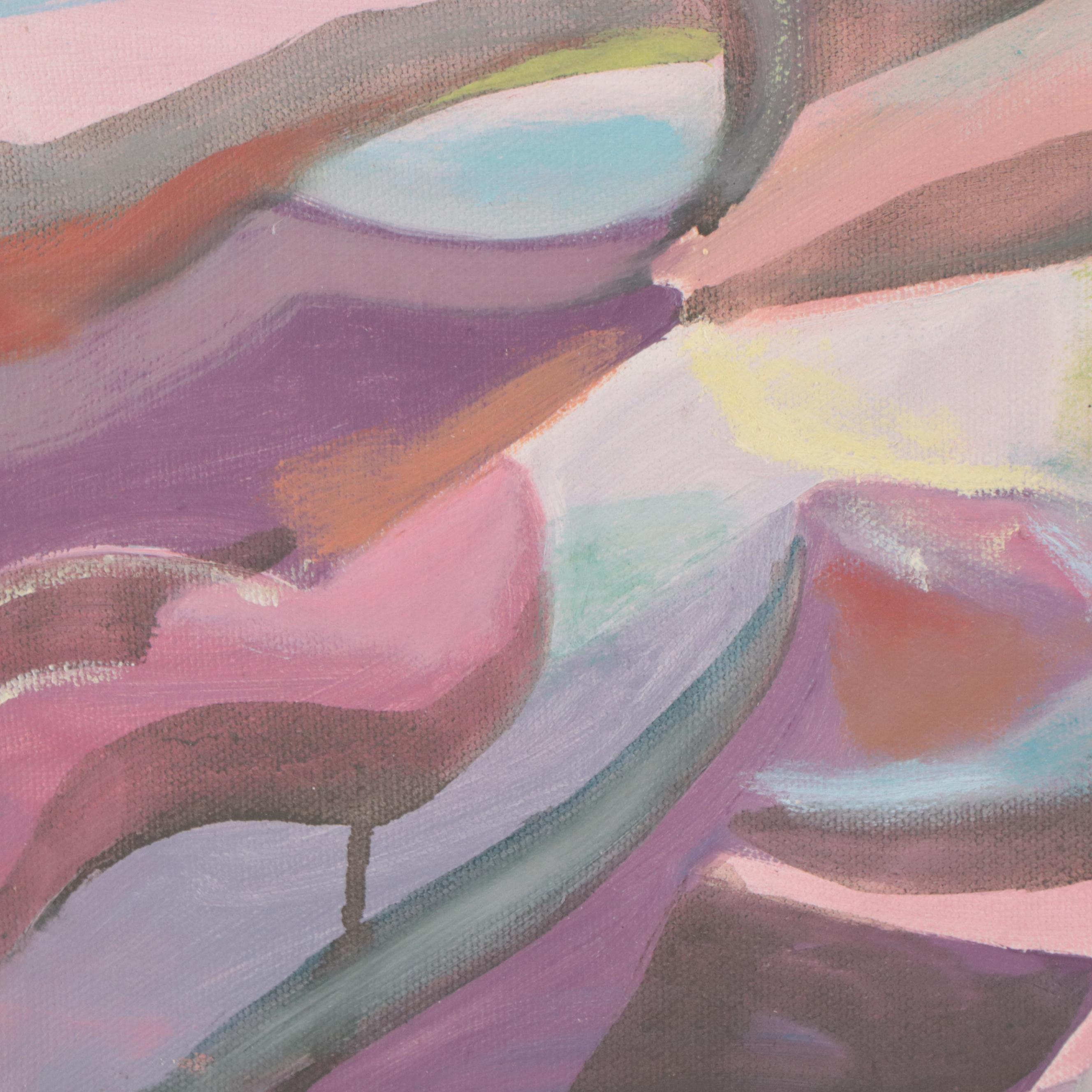 Jon Scharlock Abstract Oil Painting