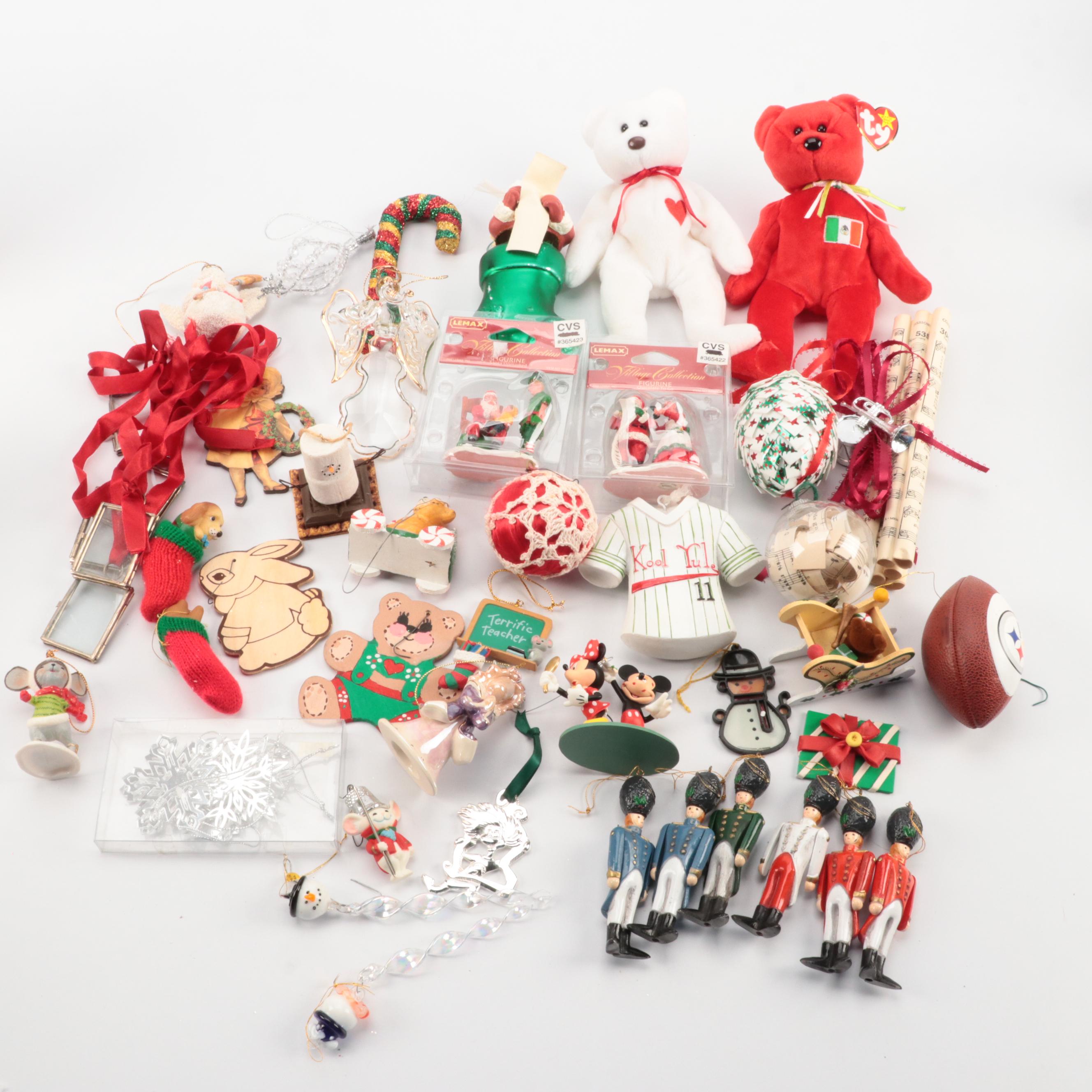 Christmas Ornaments and Décor Including Department 56, Lenox, and More