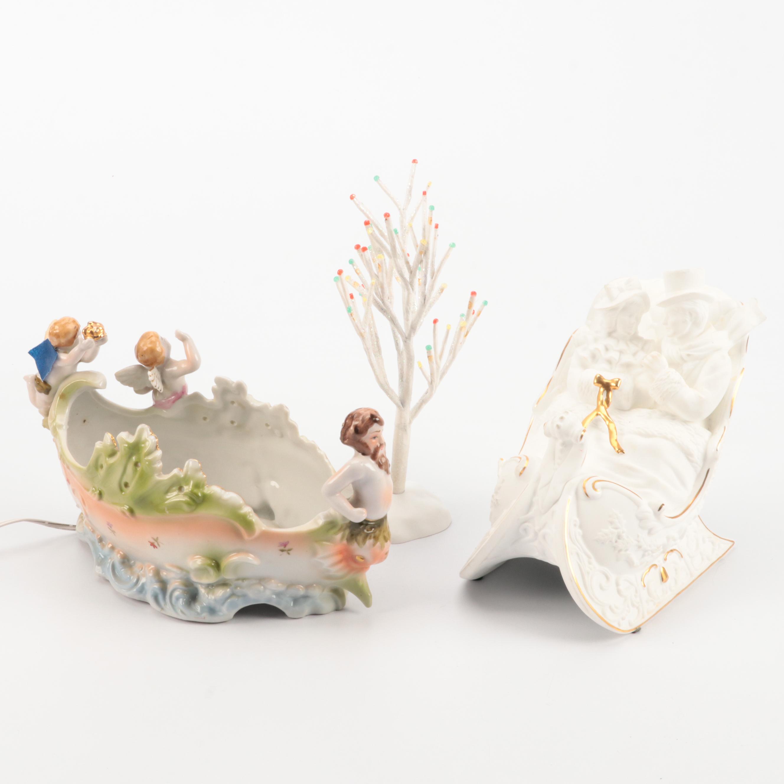 Christmas Ornaments and Décor Including Department 56, Lenox, and More