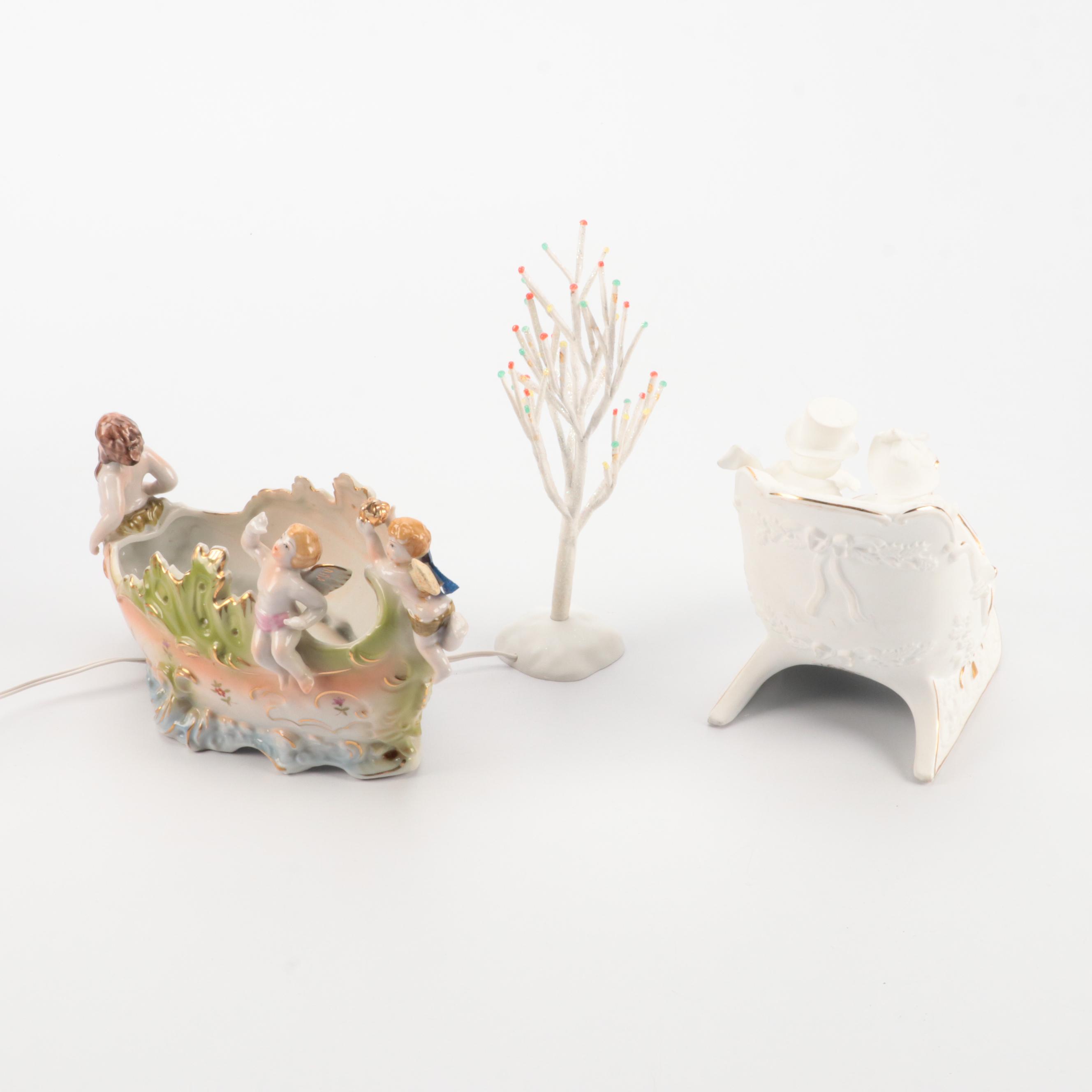 Christmas Ornaments and Décor Including Department 56, Lenox, and More