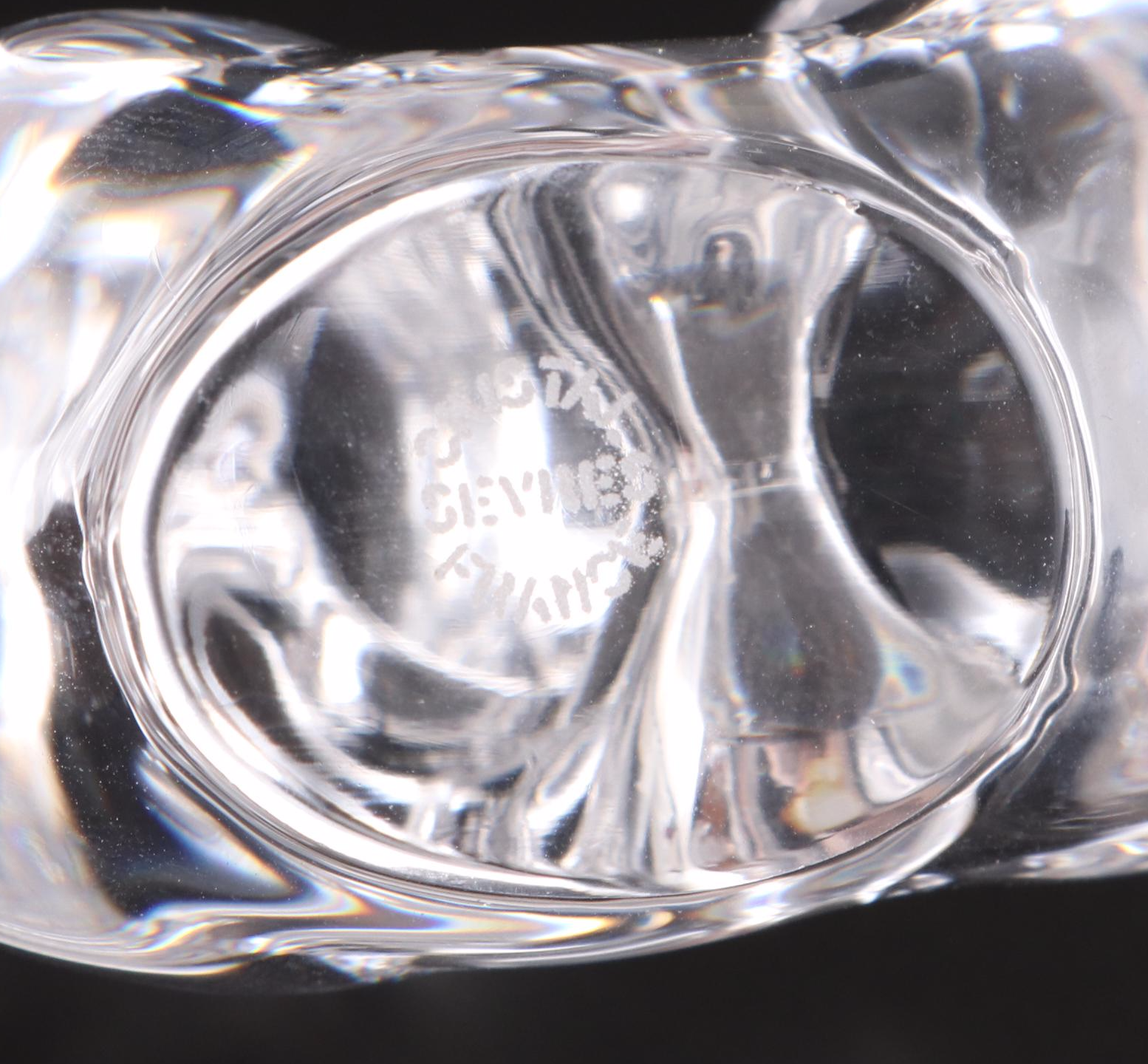 Orrefors, Sevres, and Steuben Crystal Polar Bear Figurines