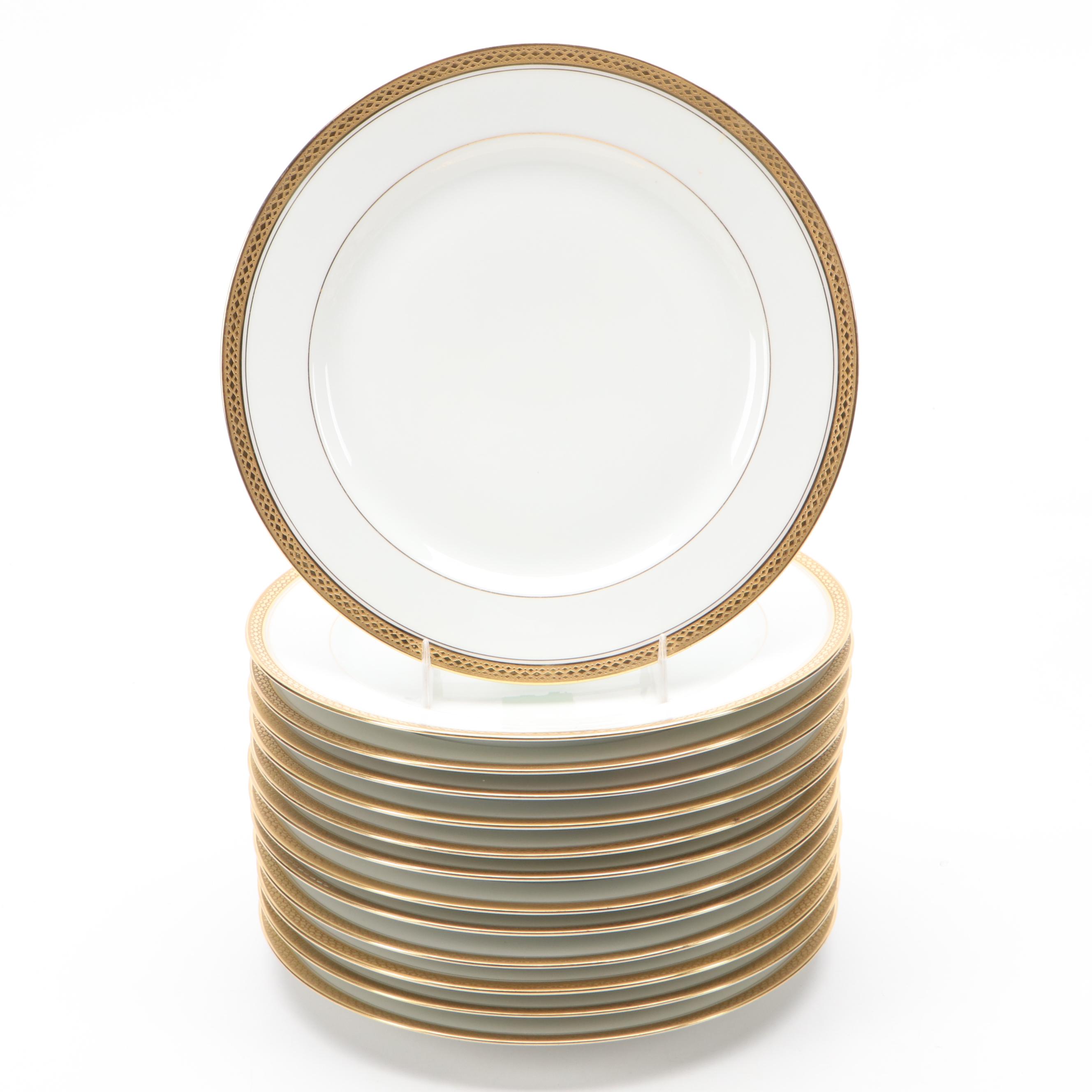 Wm. Guerin and Other Limoges Gilt Rimmed Porcelain Dinnerware