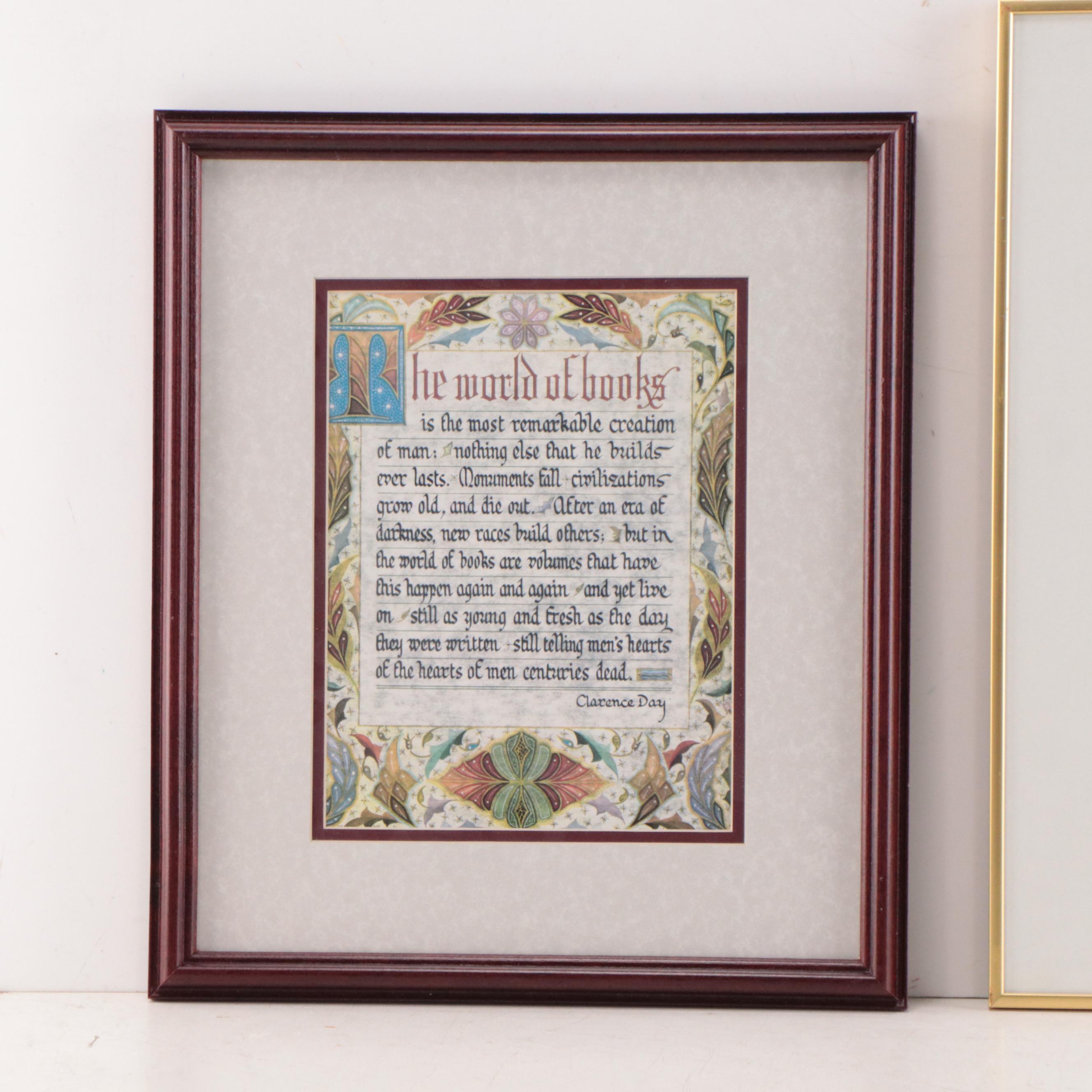 Bernice Schellenberger Watercolor Painting of Bird "Chaffinch" and More