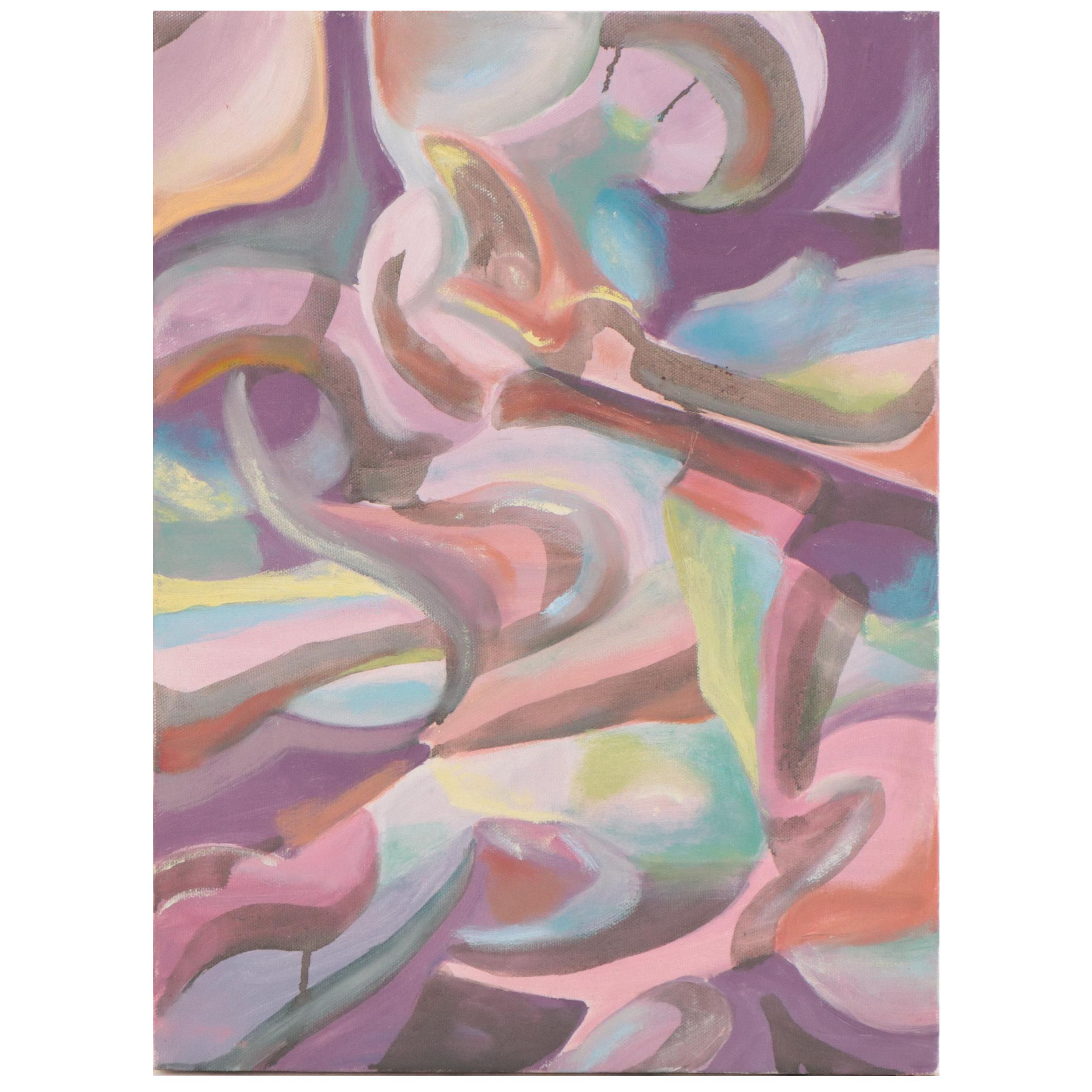 Jon Scharlock Abstract Oil Painting