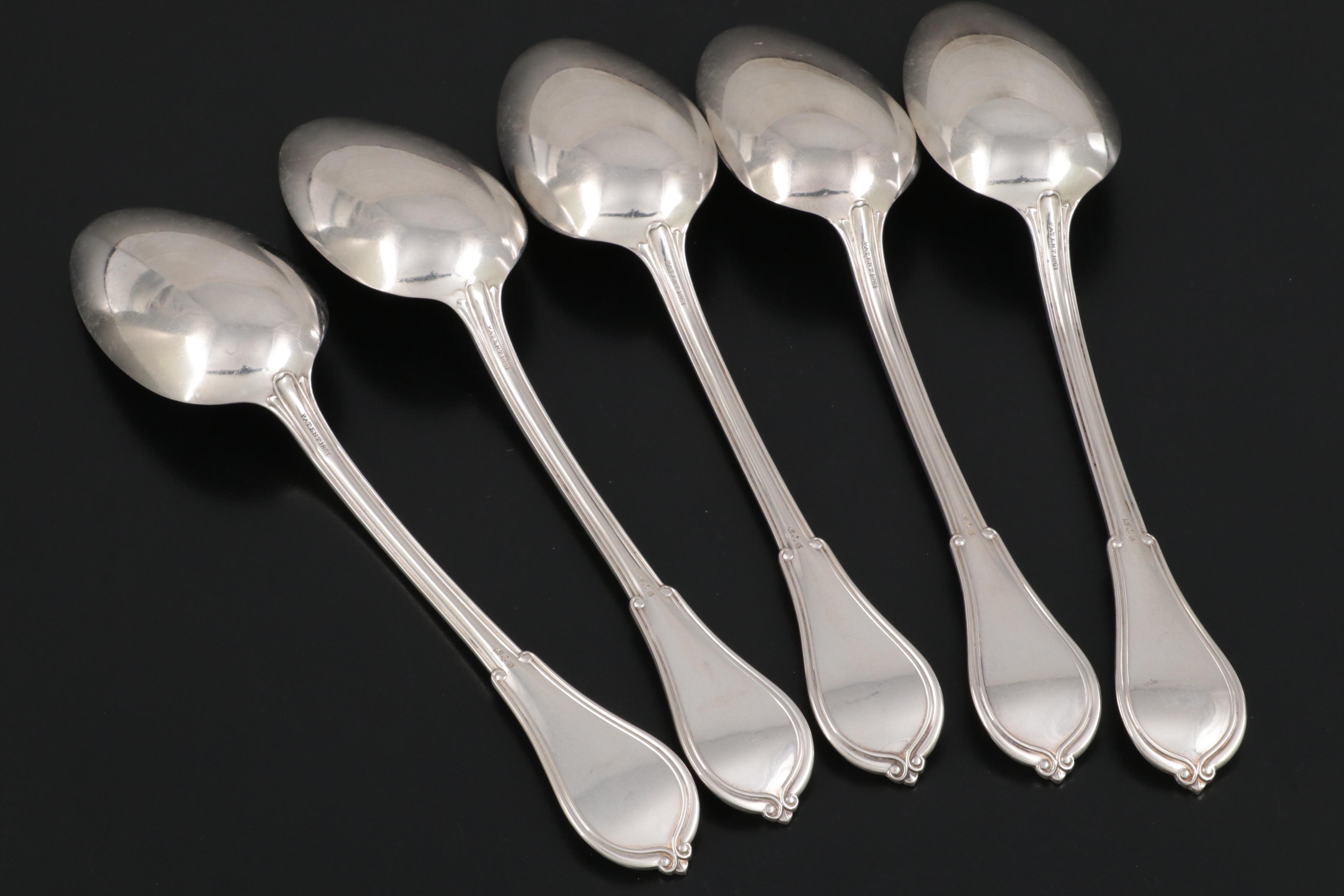 Gorham "Cottage" Coin Silver Forks and Spoons, Mid/Late 19th Century