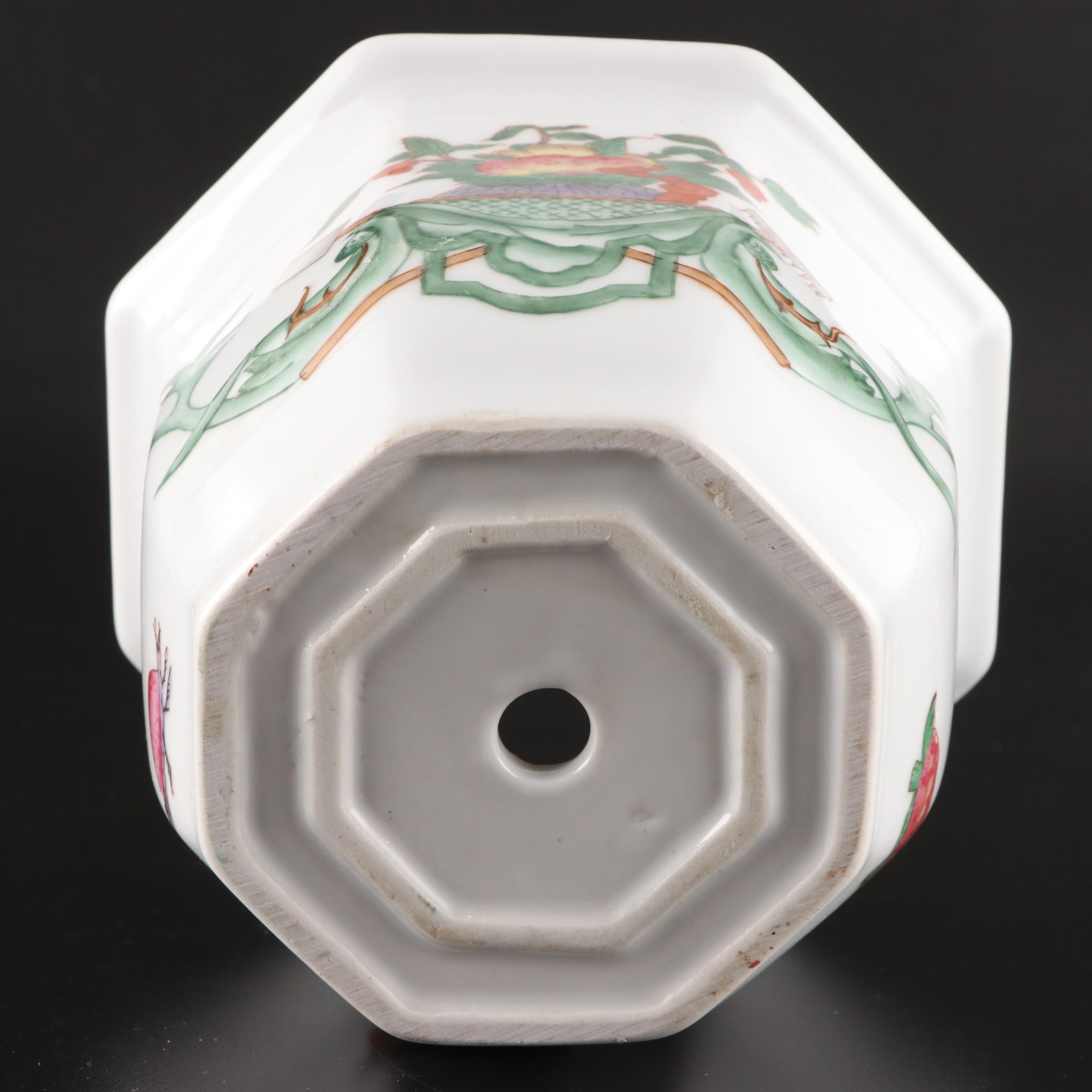 Makkum Pottery and Other Hand-Painted Porcelain Flower Pot