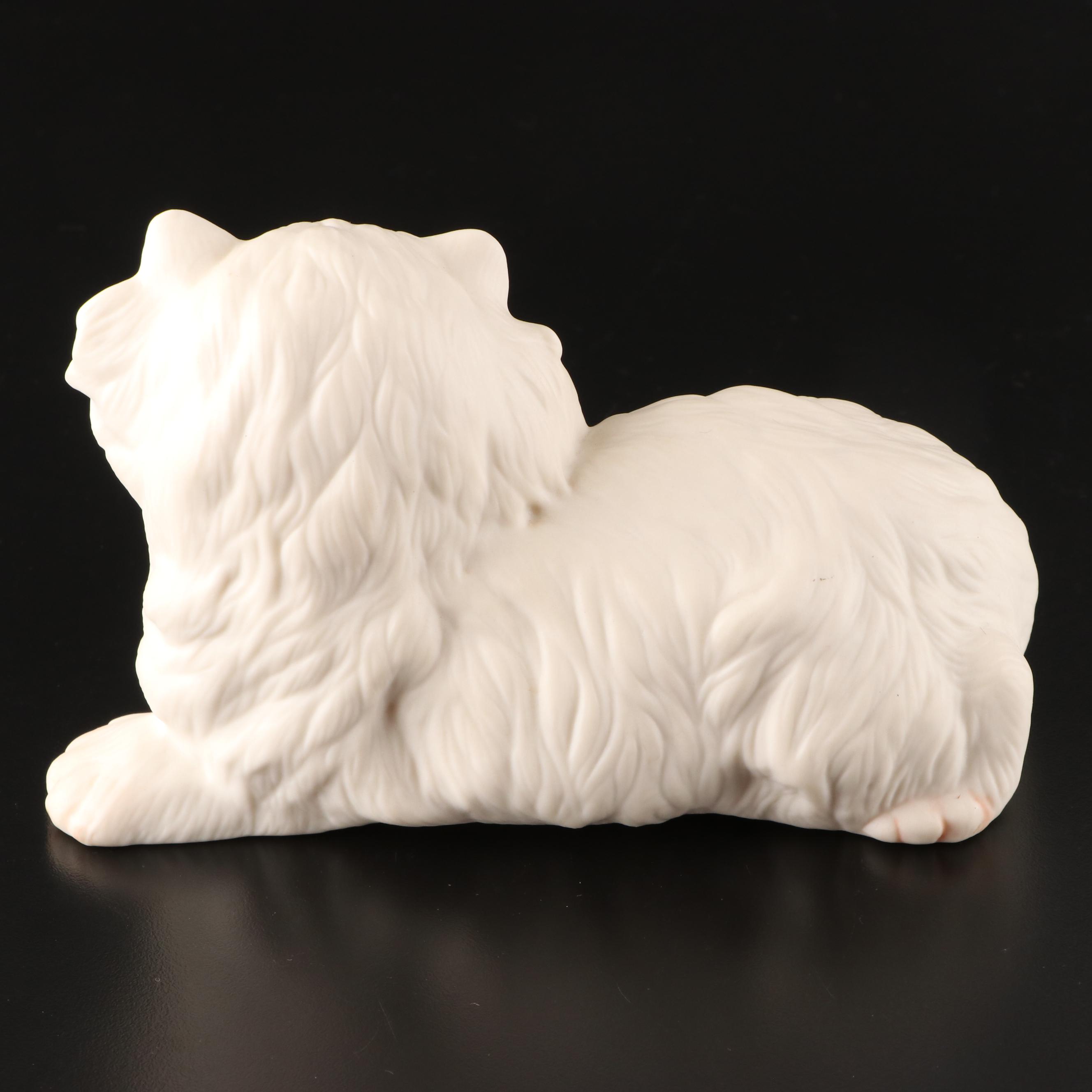 Cybis "Chantilly" Bisque Porcelain Cat Figurine, Late 20th Century