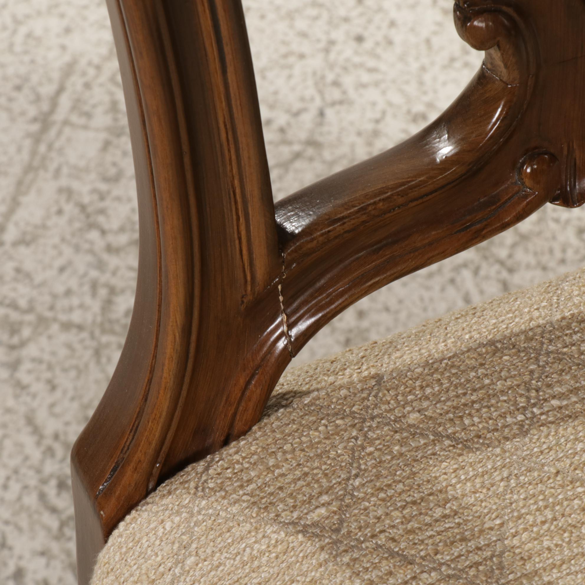 Venetian Style Pedestal Extension Dining Table and Four Chairs