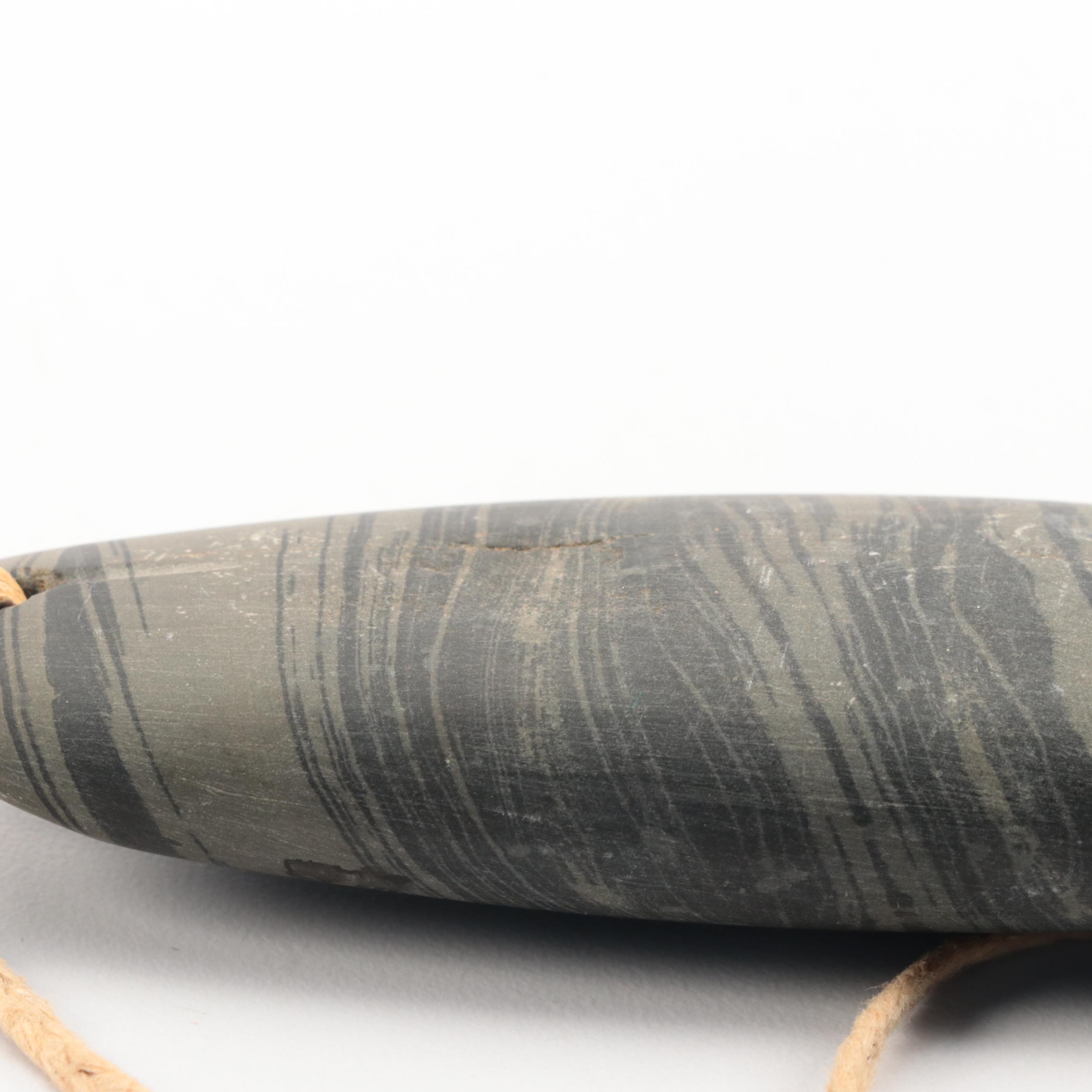 Alaskan Kukulik Wooden Artifacts With Nome Stone Hand-Carved Sinkers, More