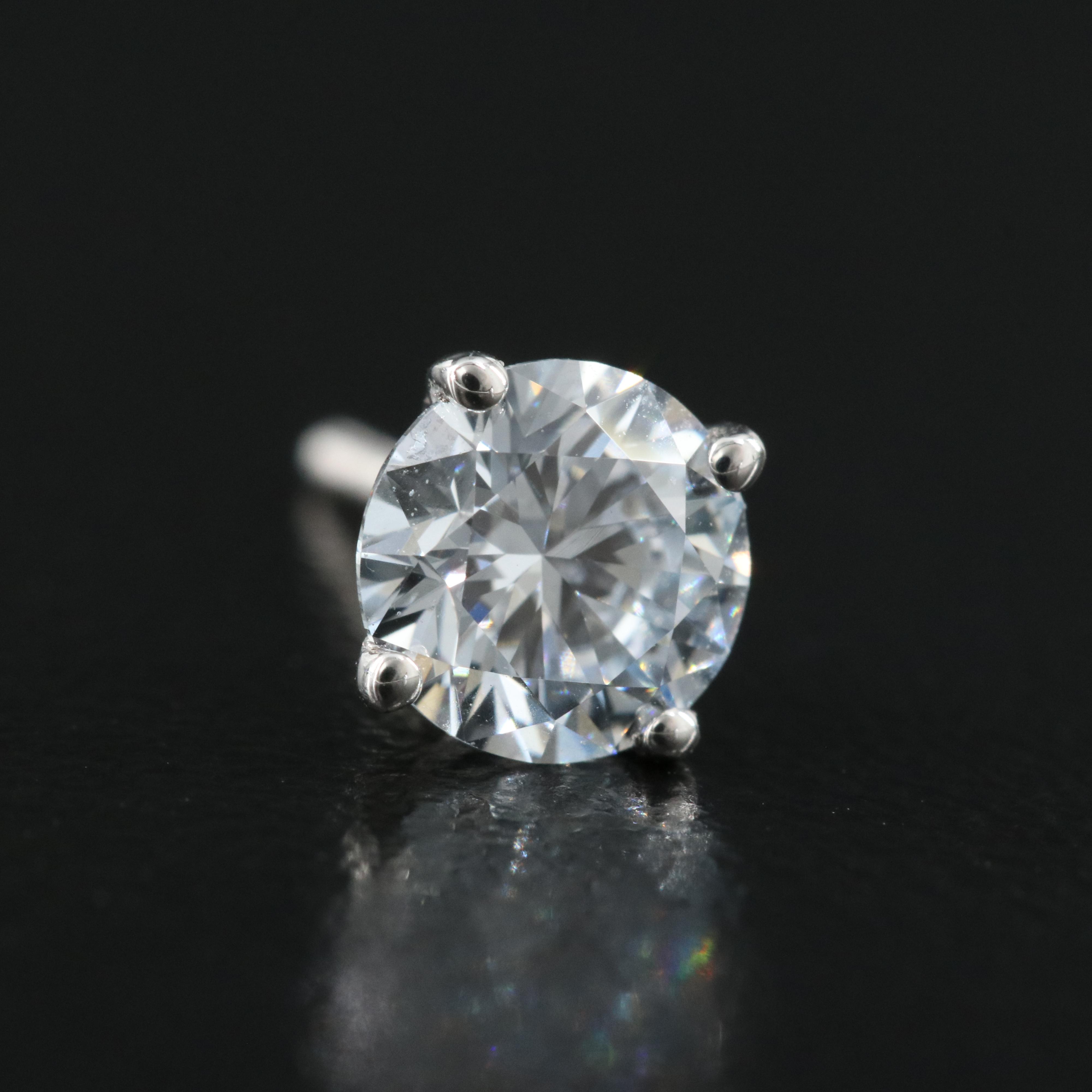 14K 1.05 CTW Lab Grown Diamond Stud Earrings