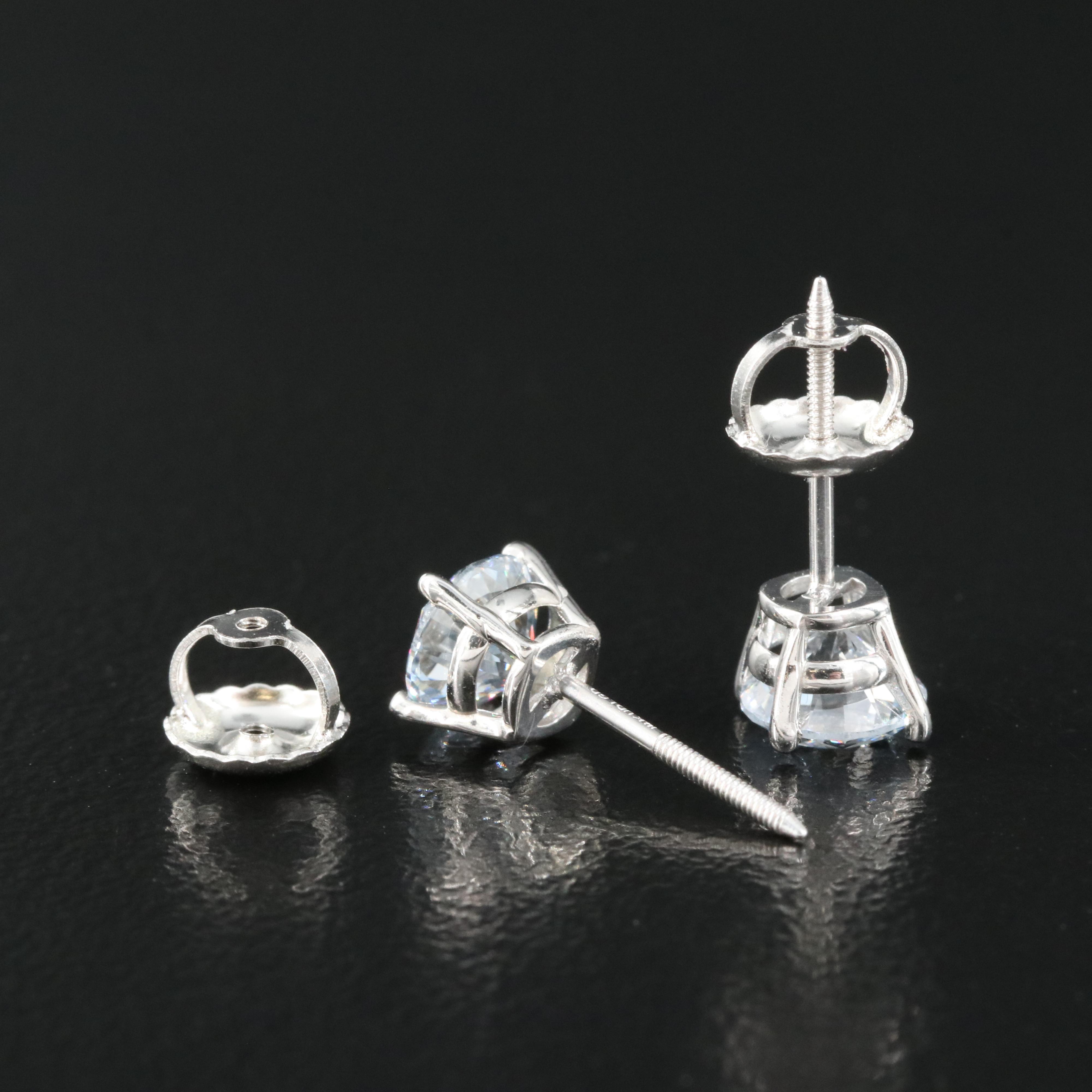 14K 1.05 CTW Lab Grown Diamond Stud Earrings