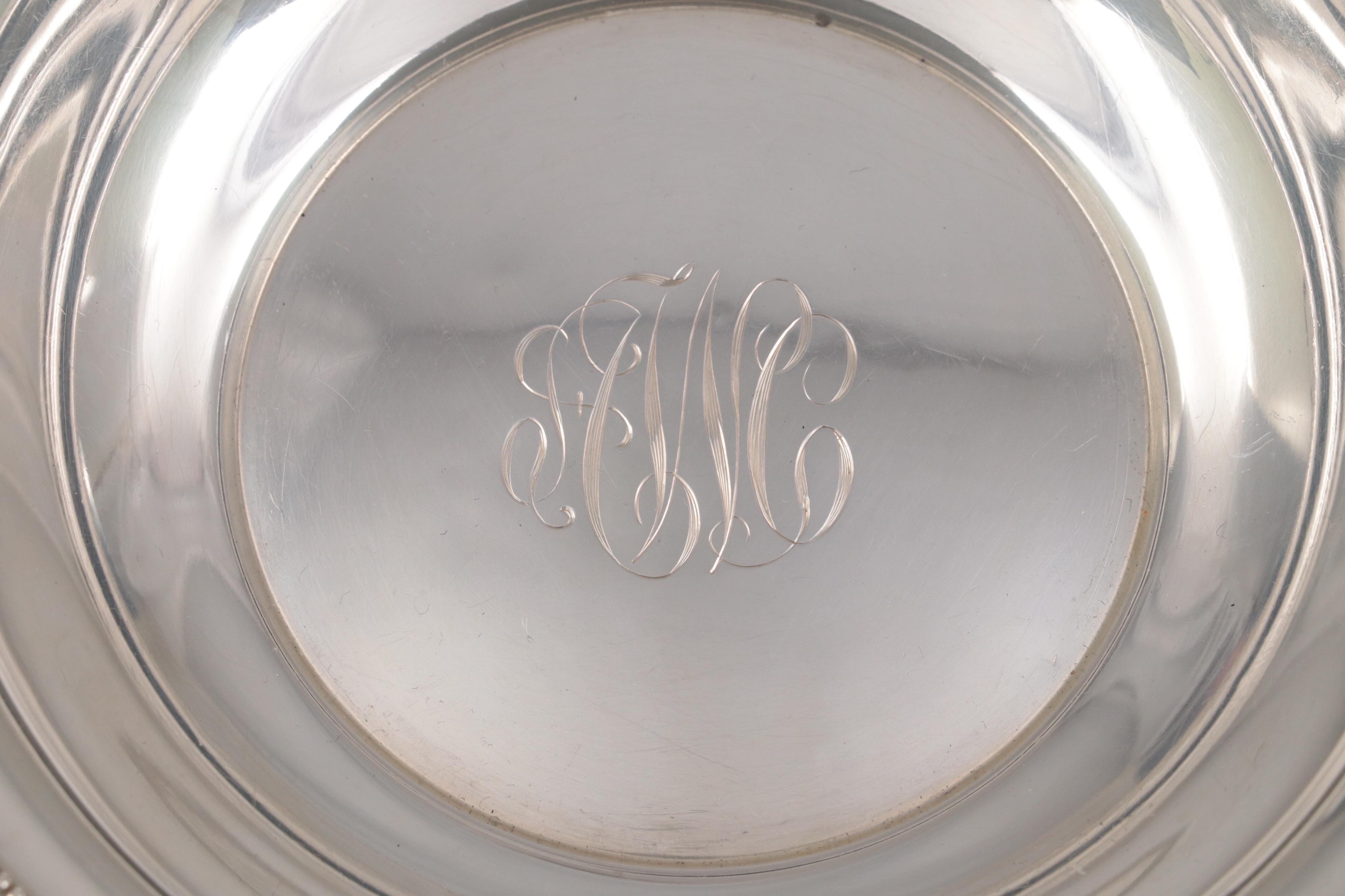 American Sterling Silver Tableware with Pierced Silver Plate Basket