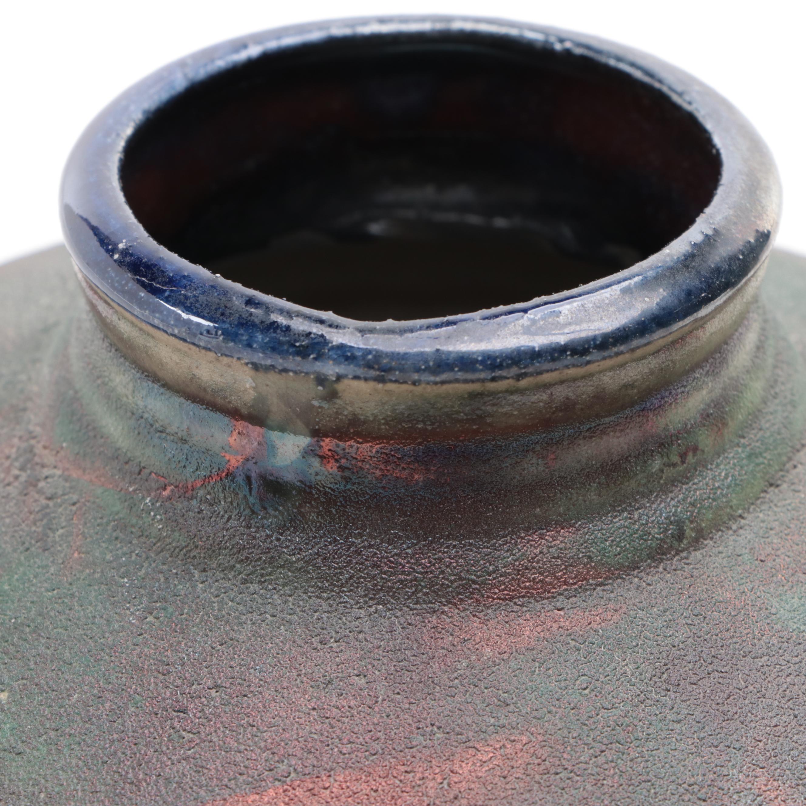 Stephen Roy Raku Fired Ceramic Vessels