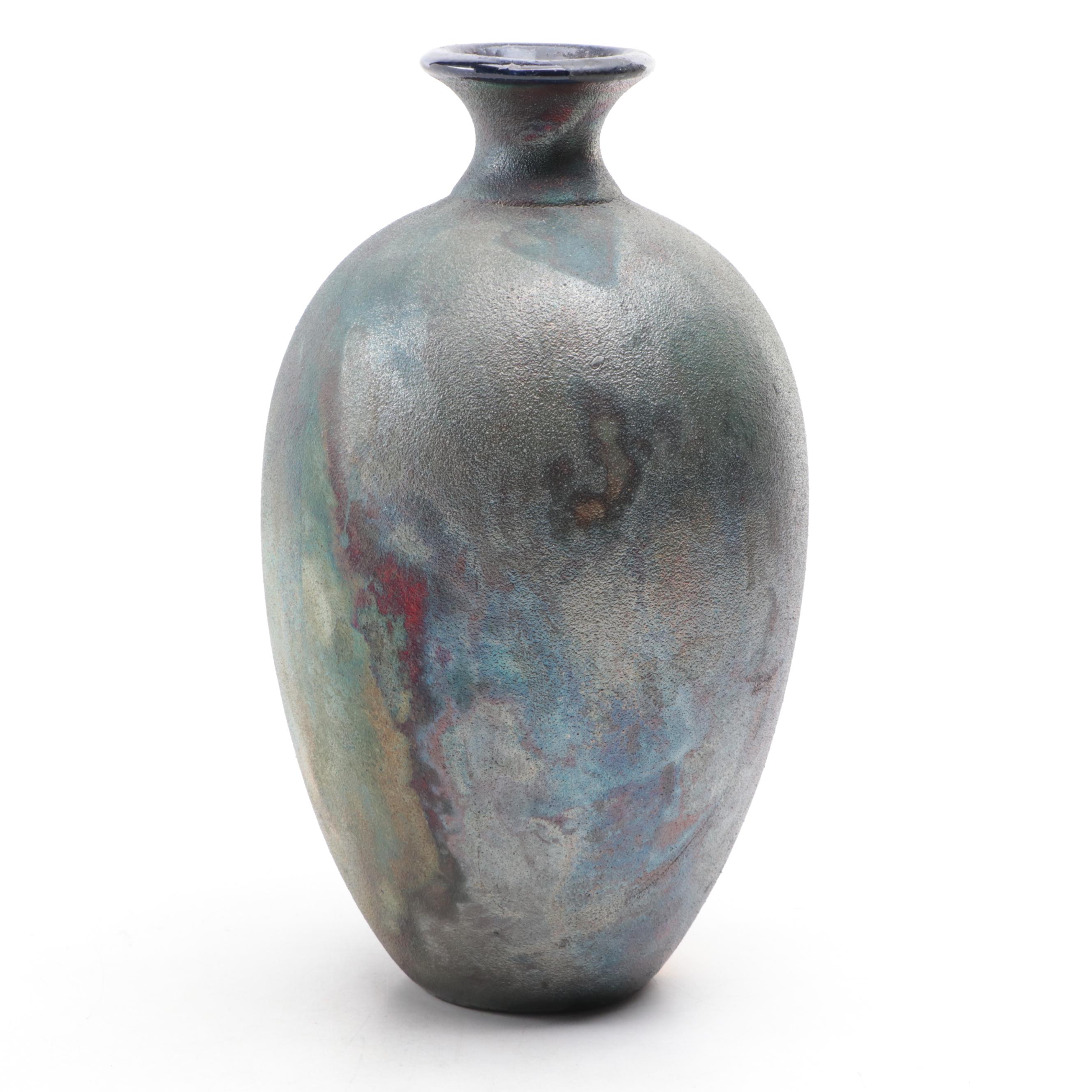 Stephen Roy Raku Fired Ceramic Vessels