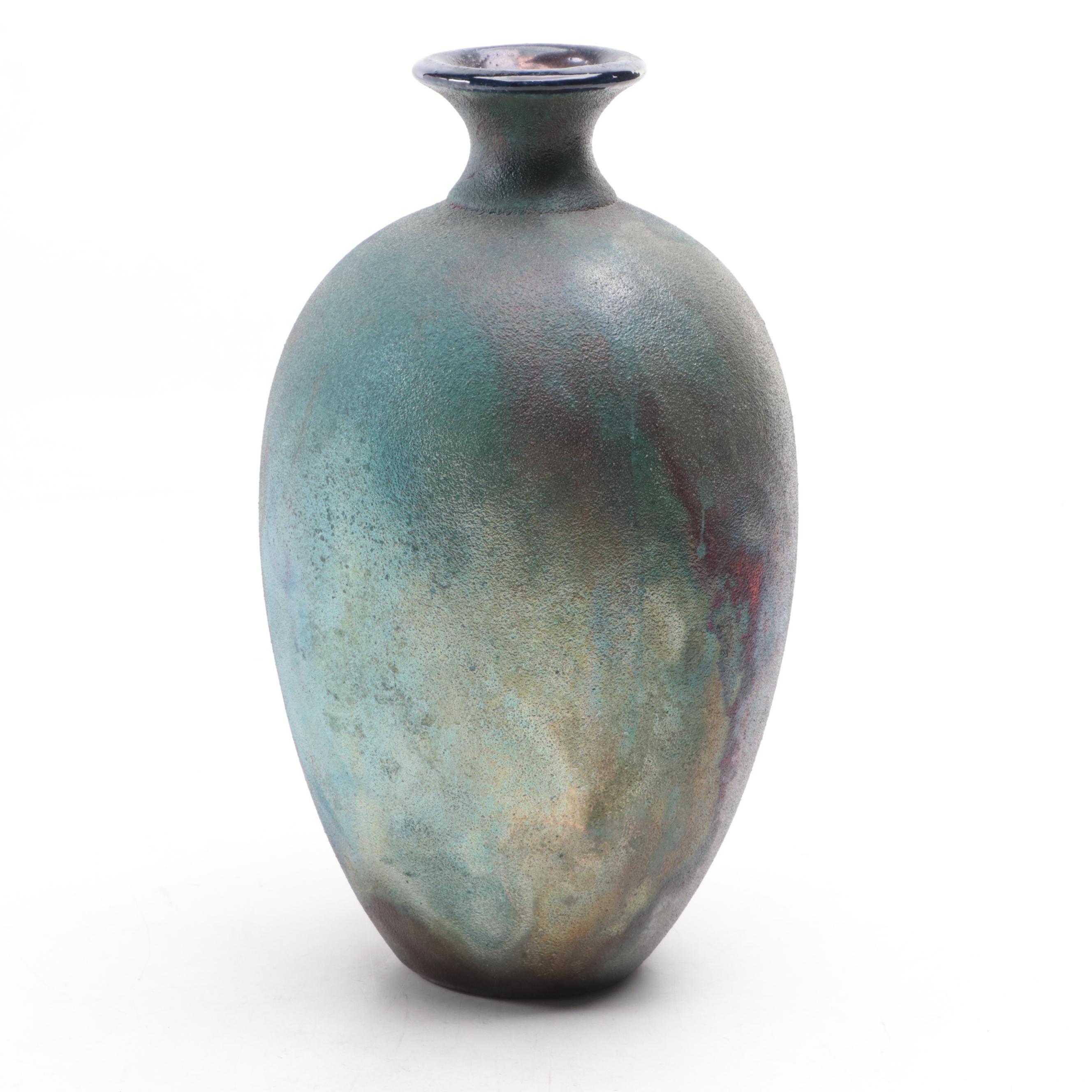 Stephen Roy Raku Fired Ceramic Vessels