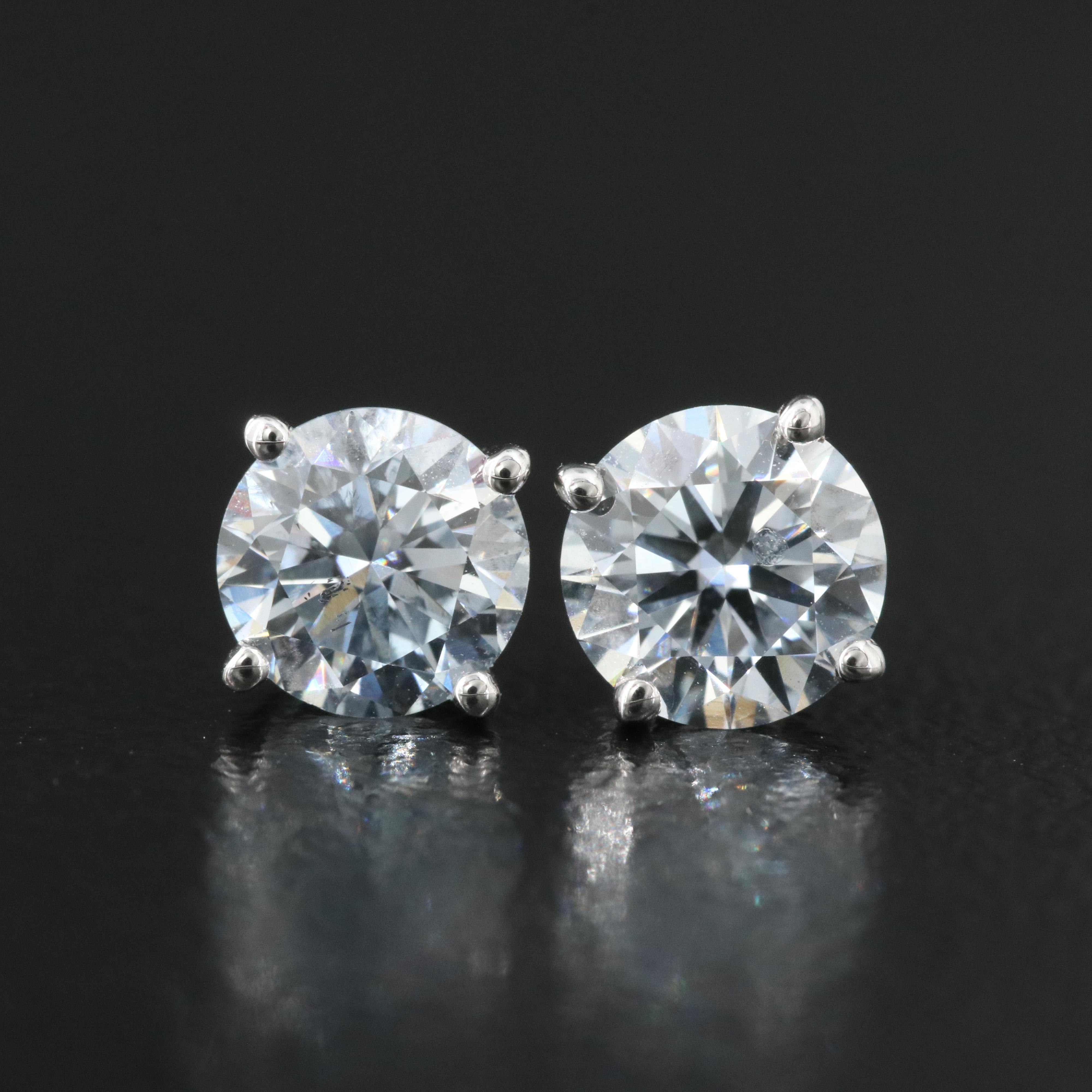 14K 1.15 CTW Lab Grown Diamond Stud Earrings