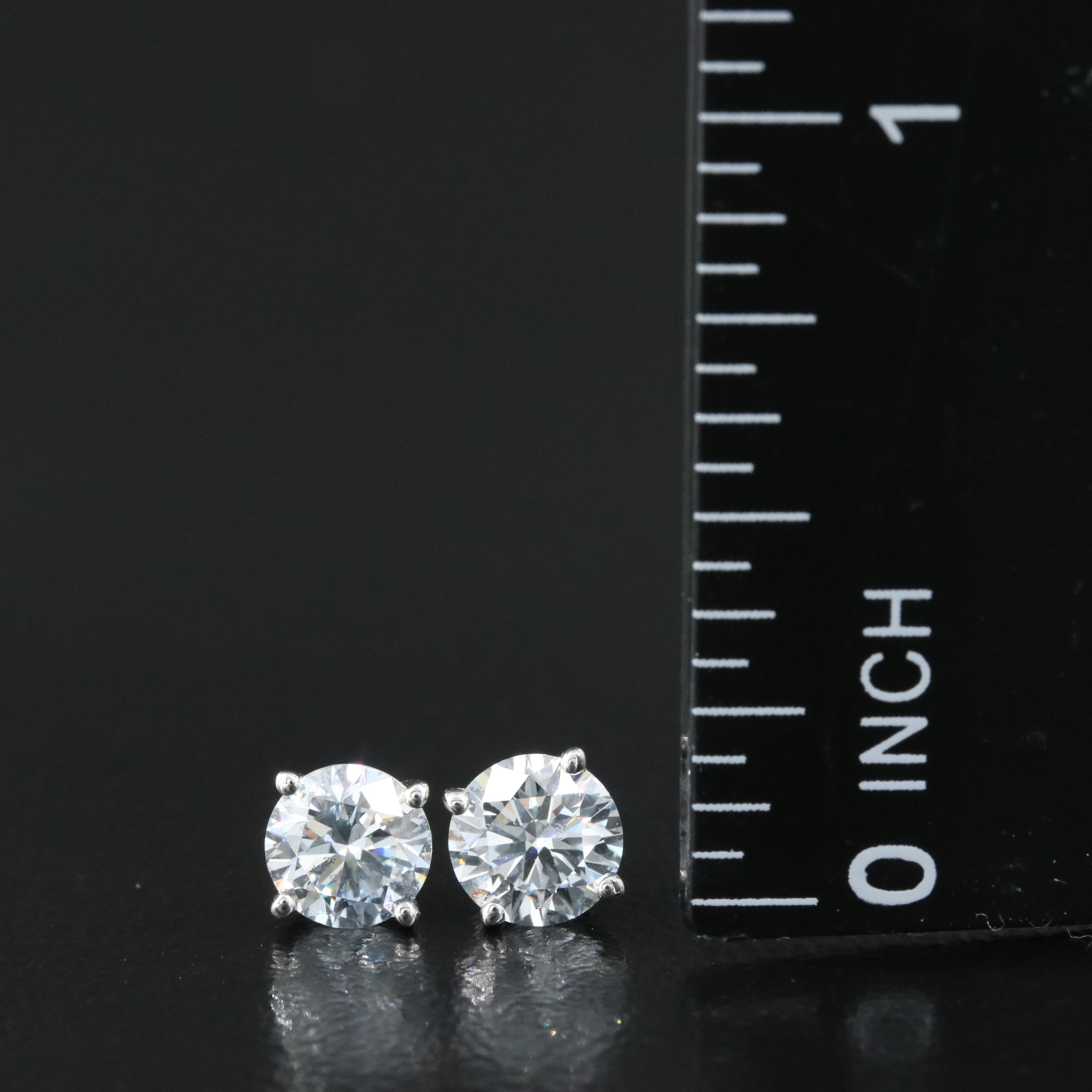 14K 1.15 CTW Lab Grown Diamond Stud Earrings