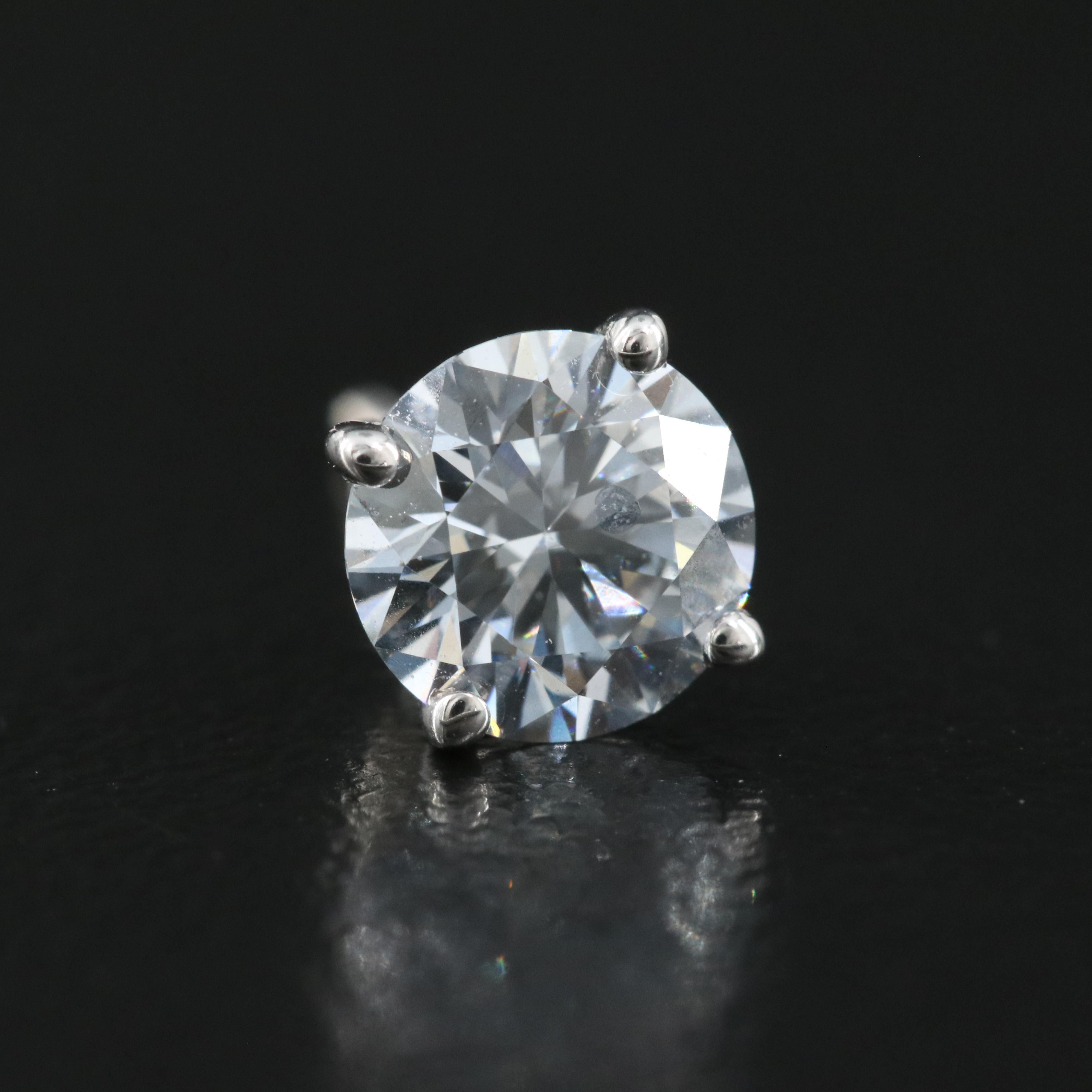 14K 1.15 CTW Lab Grown Diamond Stud Earrings