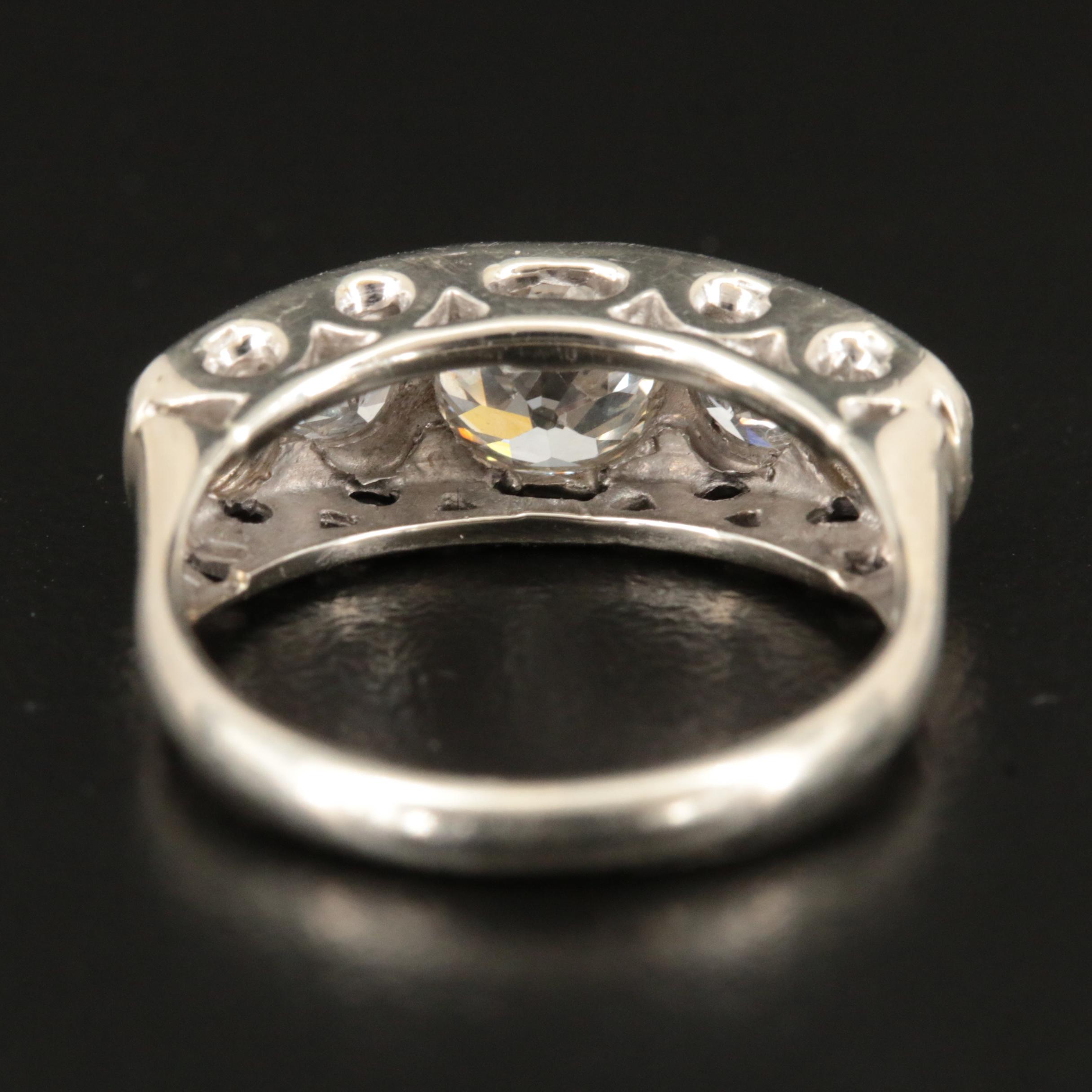 Antique 14K 1.82 CTW Diamond Ring