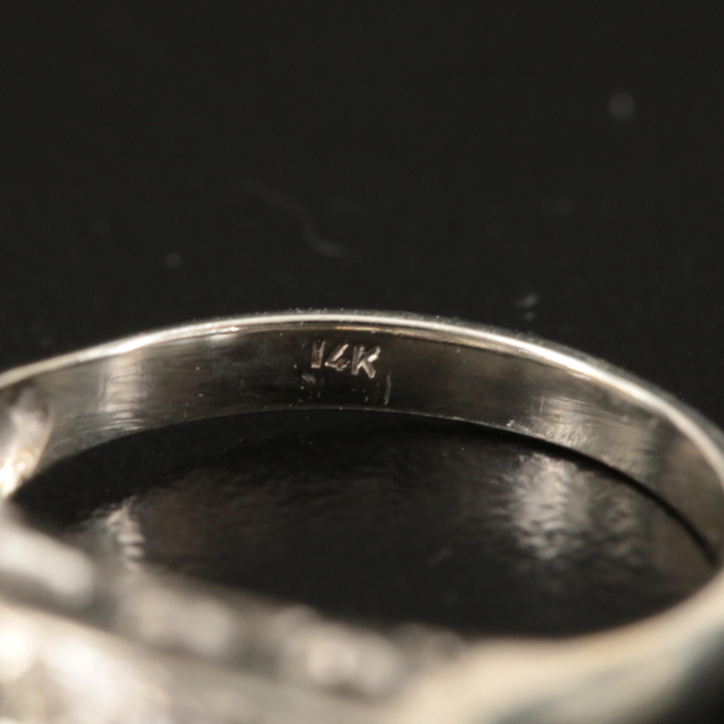 Antique 14K 1.82 CTW Diamond Ring